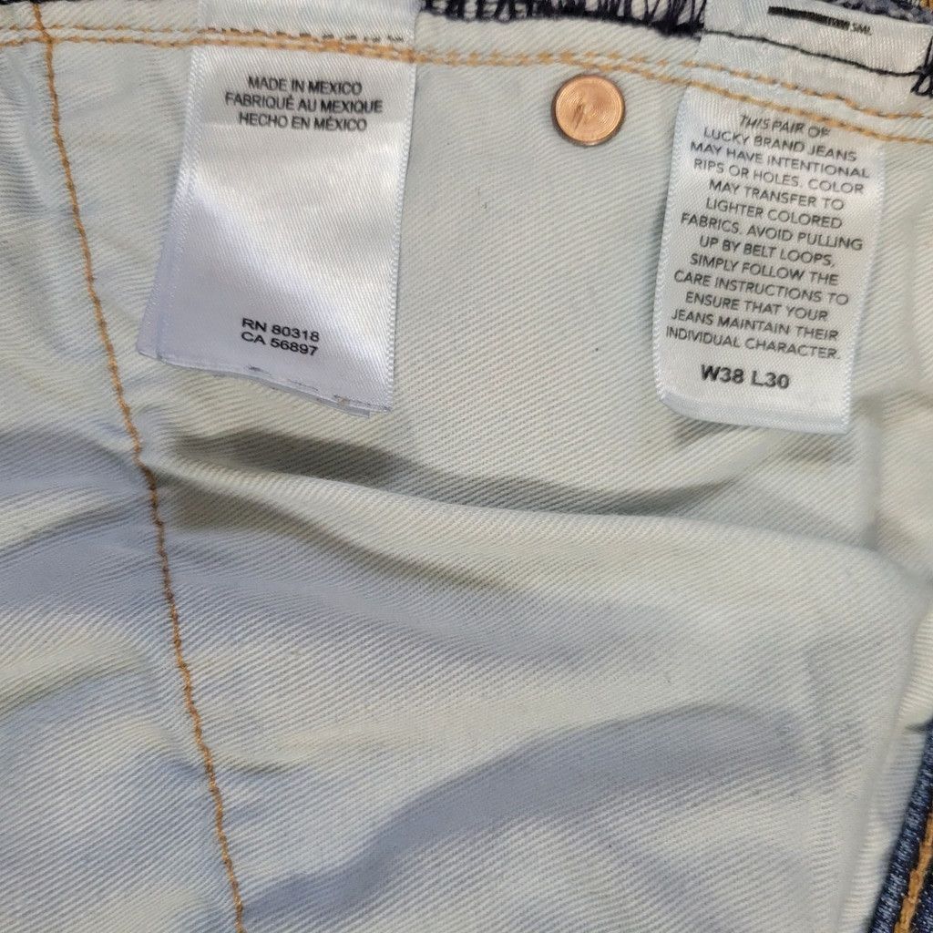 Lucky Brand Lucky Brand 363 Vintage Straight Blue Jeans Size 38/30 Men's Size US 38 / EU 54 - 10 Thumbnail