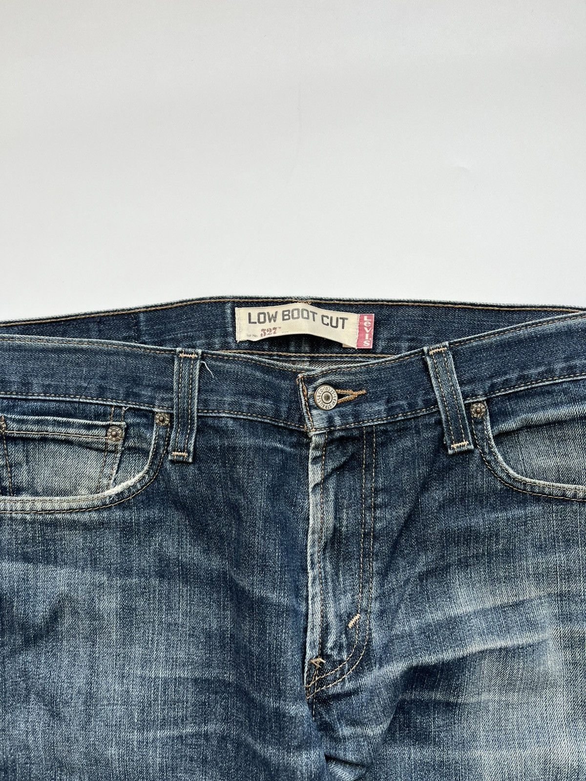 Levi's Vintage Clothing Y2K Levis 527 Bootcut Jeans “Low Bootcut” Vintage Size US 34 / EU 50 - 2 Thumbnail