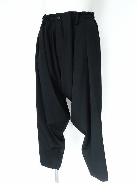 Yohji Yamamoto Yohji Yamamoto Pour Homme - W/Gabardine Drape Pants Size US 30 / EU 46 - 3 Thumbnail