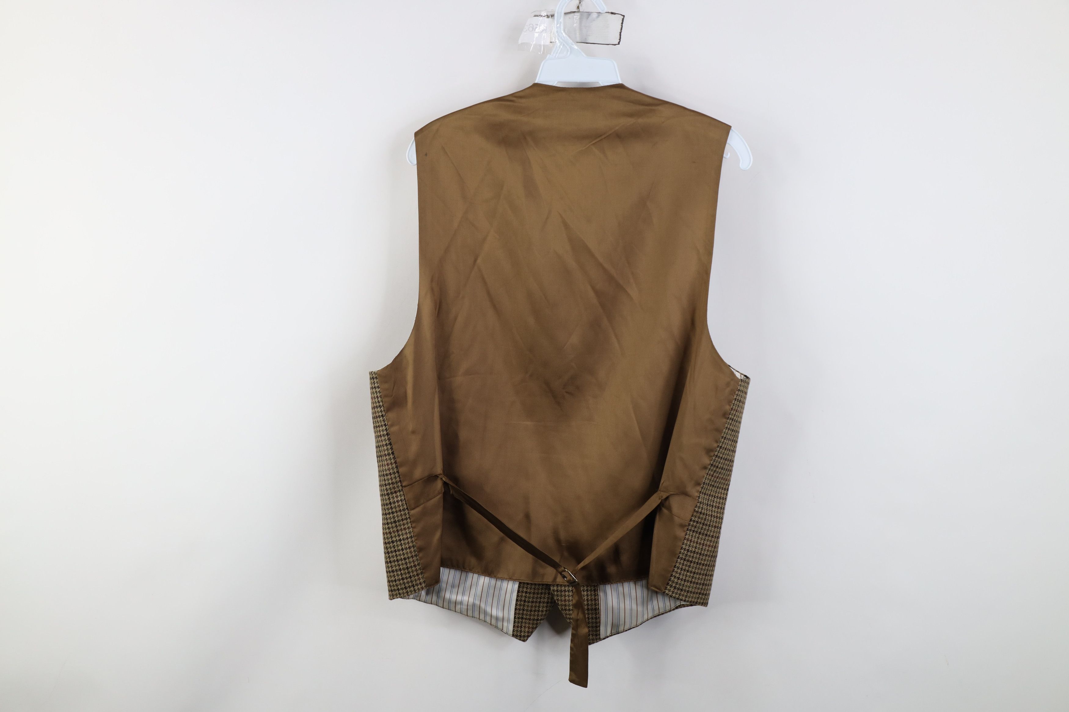 Vintage Vintage 90s Streetwear Back Suit Vest Jacket Houndstooth US Size US M / EU 48-50 / 2 - 12 Thumbnail