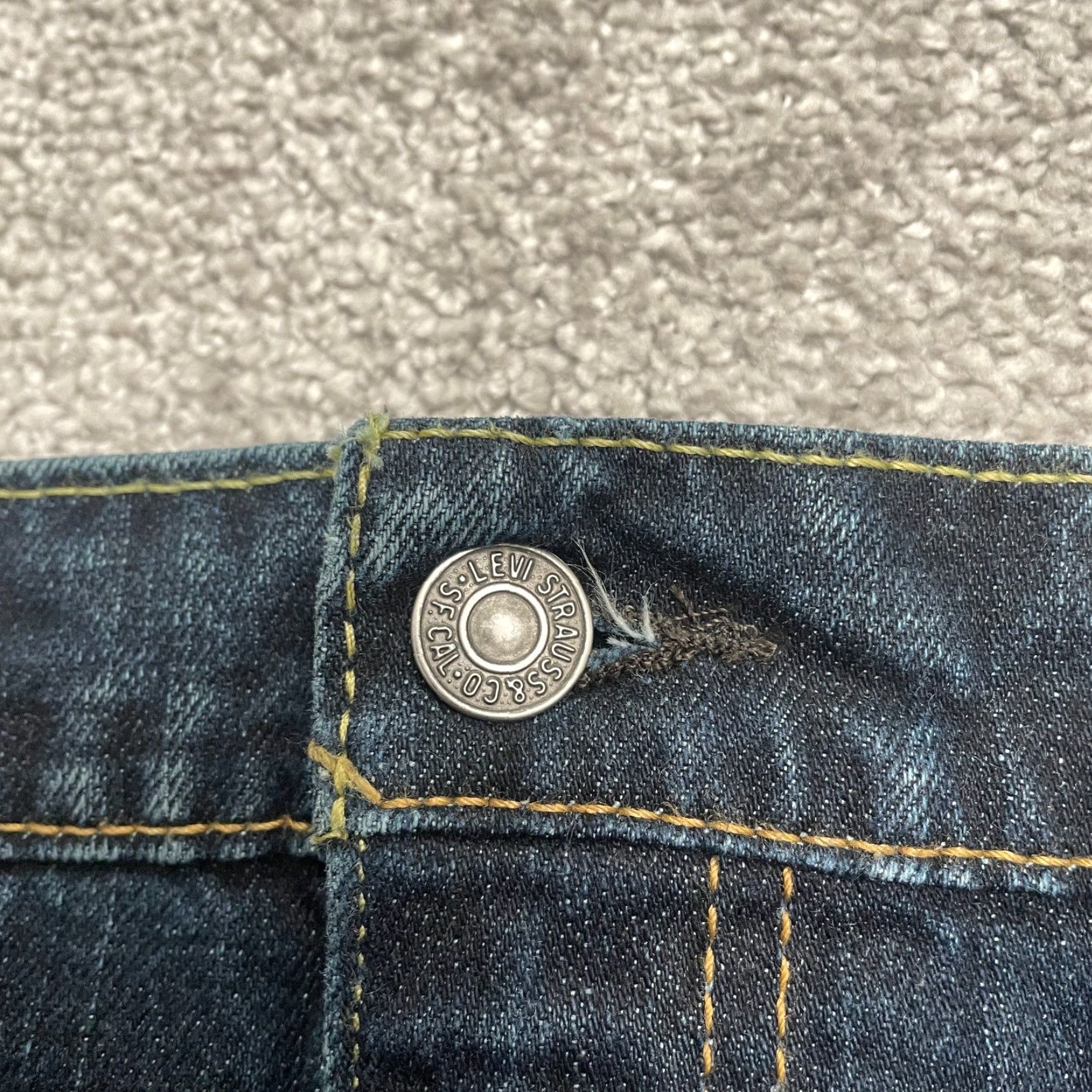 Levi's Levi's 541 Athletic Tapered Fit Jeans Mens 48x27 Blue Dark Wash 5-Pocket TA LEVI'S USA Classic Denim Cassette? Size US 32 / EU 48 - 3 Thumbnail