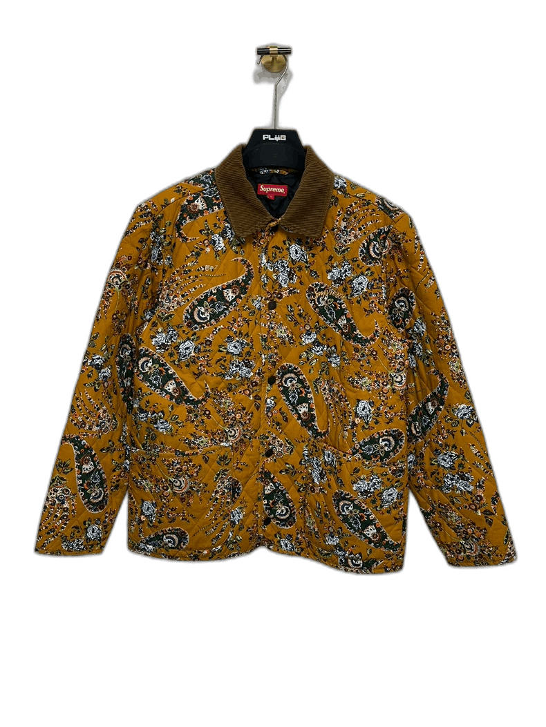 Supreme Supreme Yellow Paisley Cotton Jacket Size US L / EU 52-54 / 3 - 1 Thumbnail