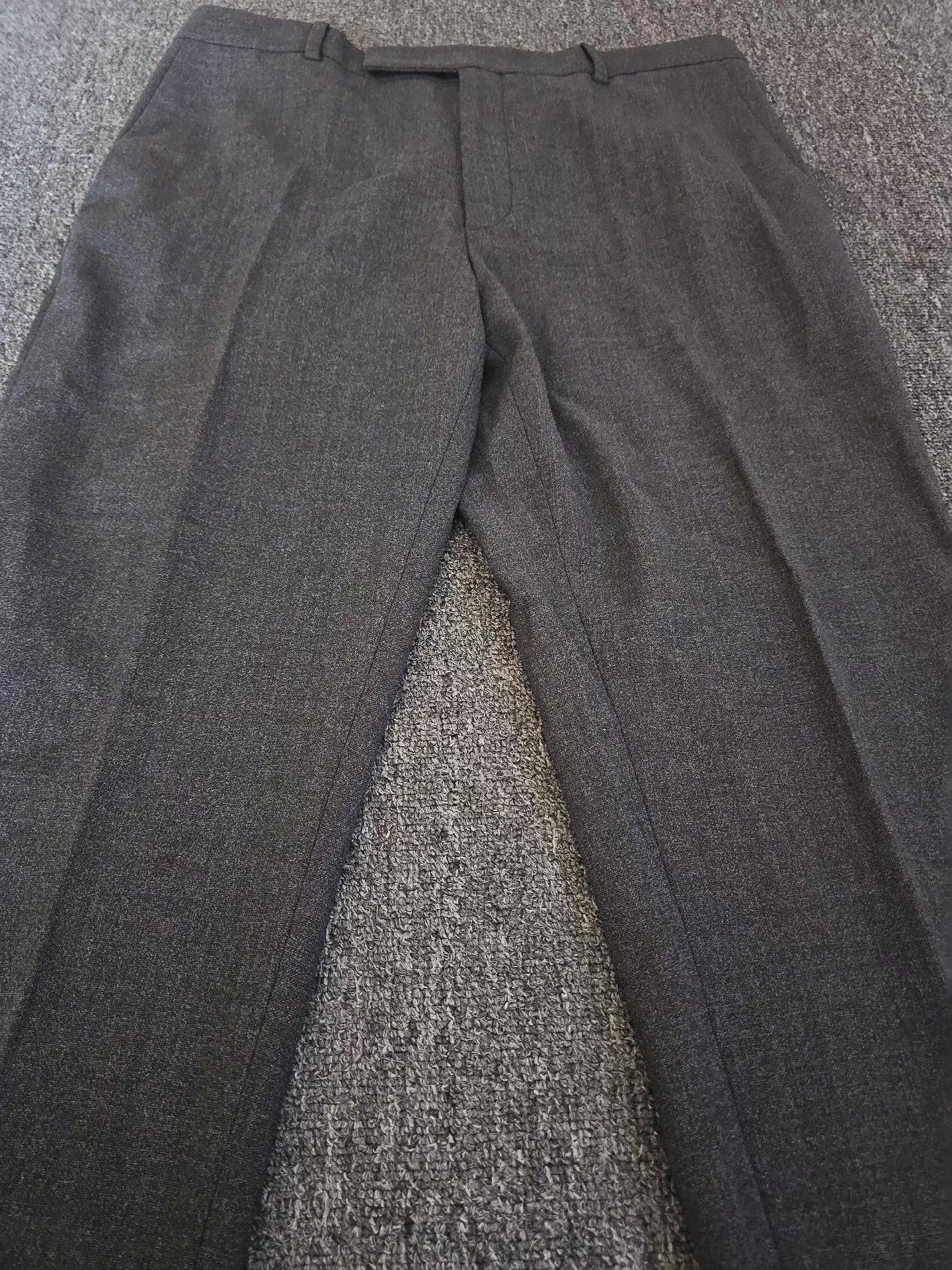 Celine Celine dark grey wool trousers. Q4 Size 50R - 3 Thumbnail