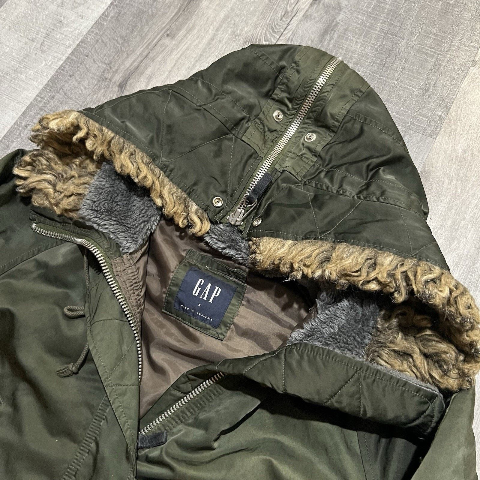 Gap Gap Faux Fur Trim Military Style N3B Snorkel Parka Jacket S Size US S / EU 44-46 / 1 - 3 Thumbnail