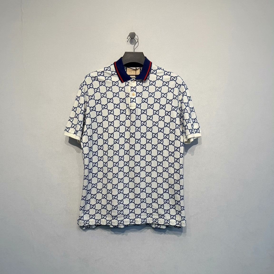 Gucci Gucci GG Monogram Polo Shirt Size L Size US L / EU 52-54 / 3 - 1 Thumbnail