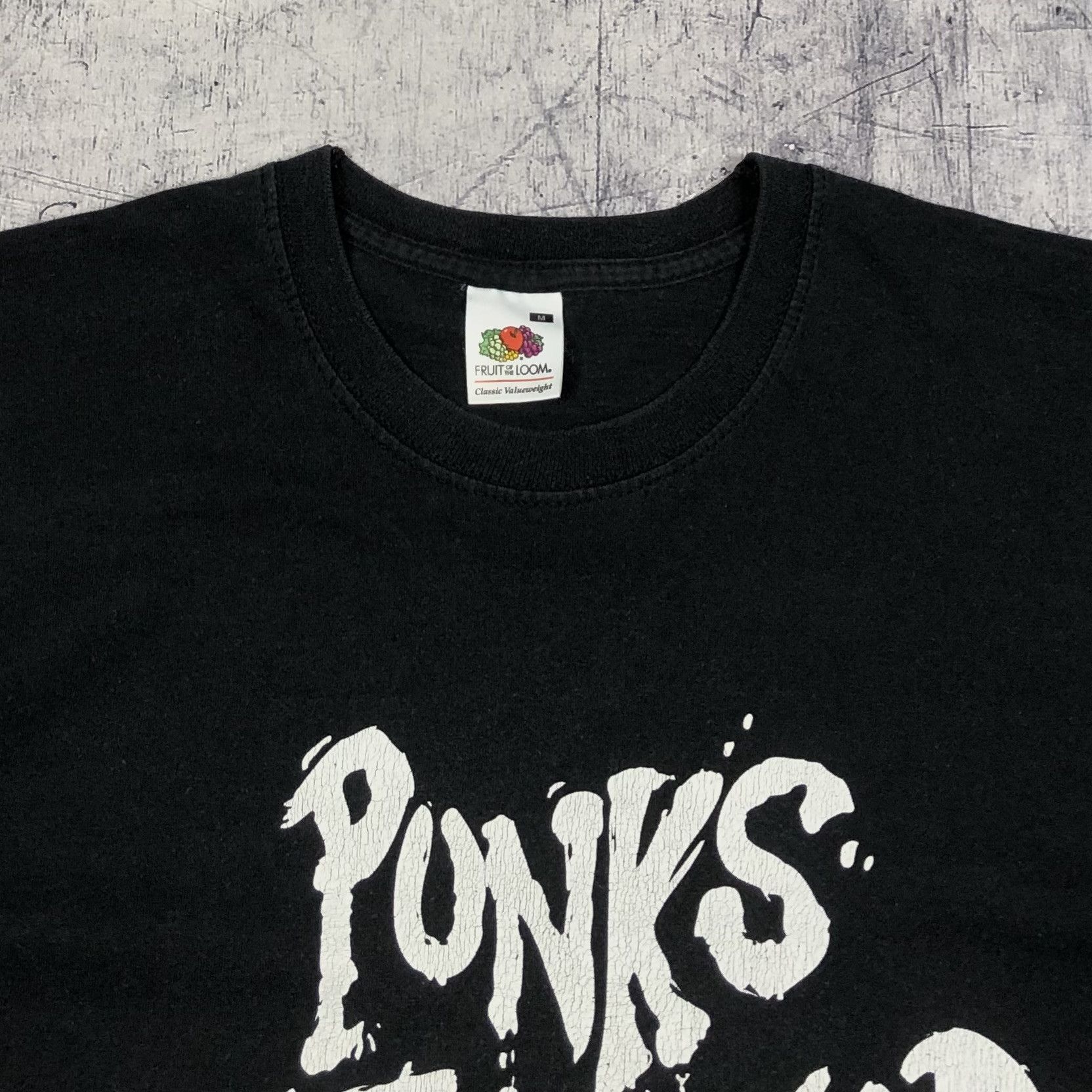 Vintage Y2K Punk Not Dead Skulls Anarchy Pentagram Tee Size US M / EU 48-50 / 2 - 6 Thumbnail