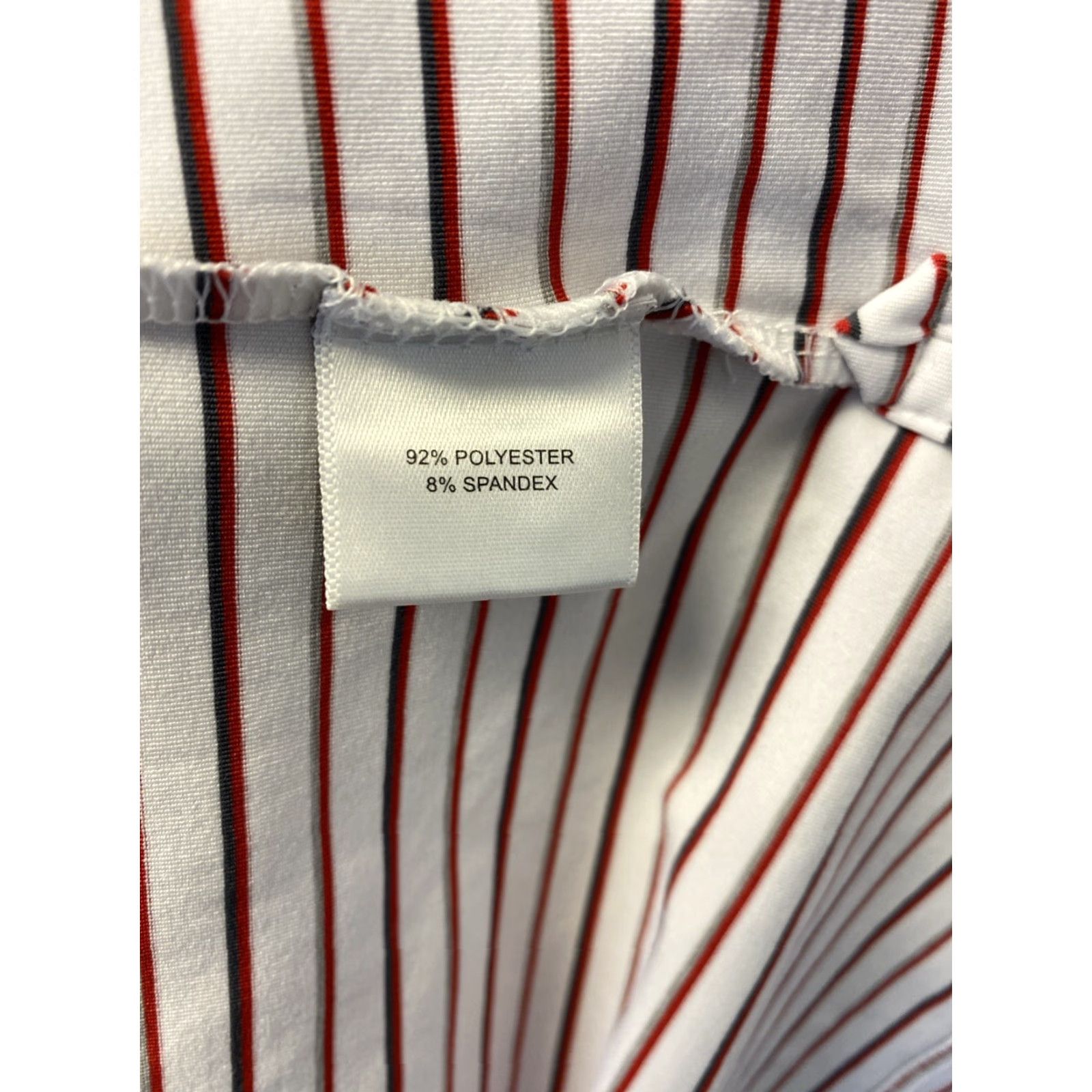 Peter Millar Peter Millar Polo Shirt Men M White Striped Short Sleeve Button Collared /86-85 Columbus? Size US M / EU 48-50 / 2 - 8 Thumbnail