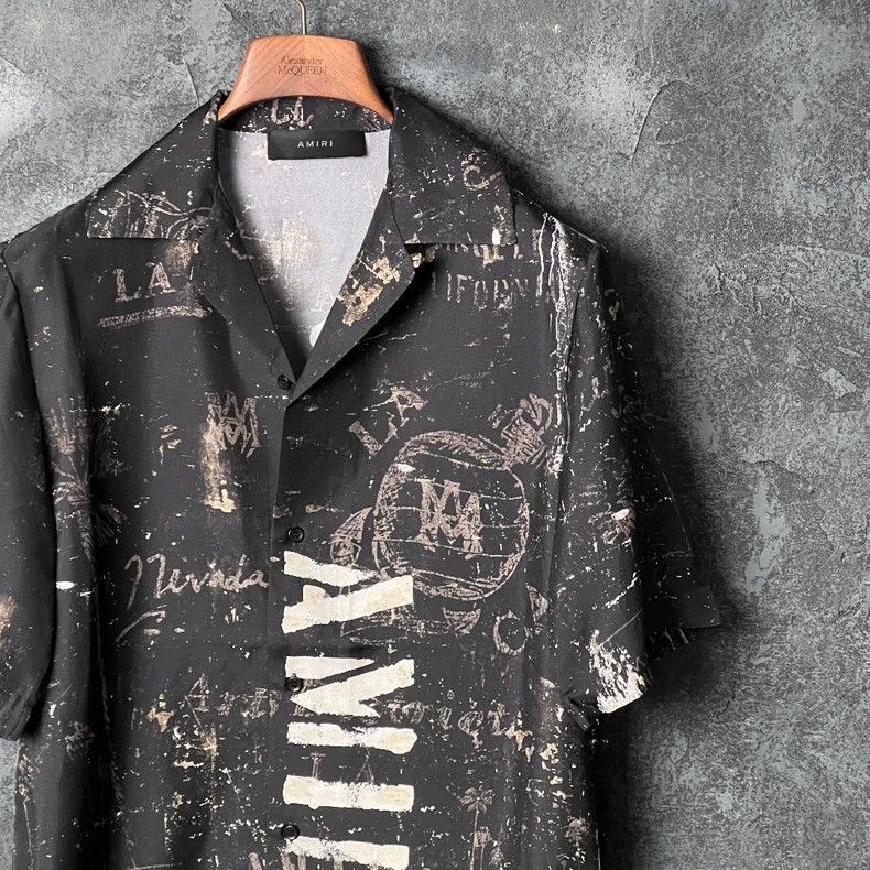 Amiri Amiri Multi-element printed morus alba silk short sleeve Size US S / EU 44-46 / 1 - 3 Thumbnail