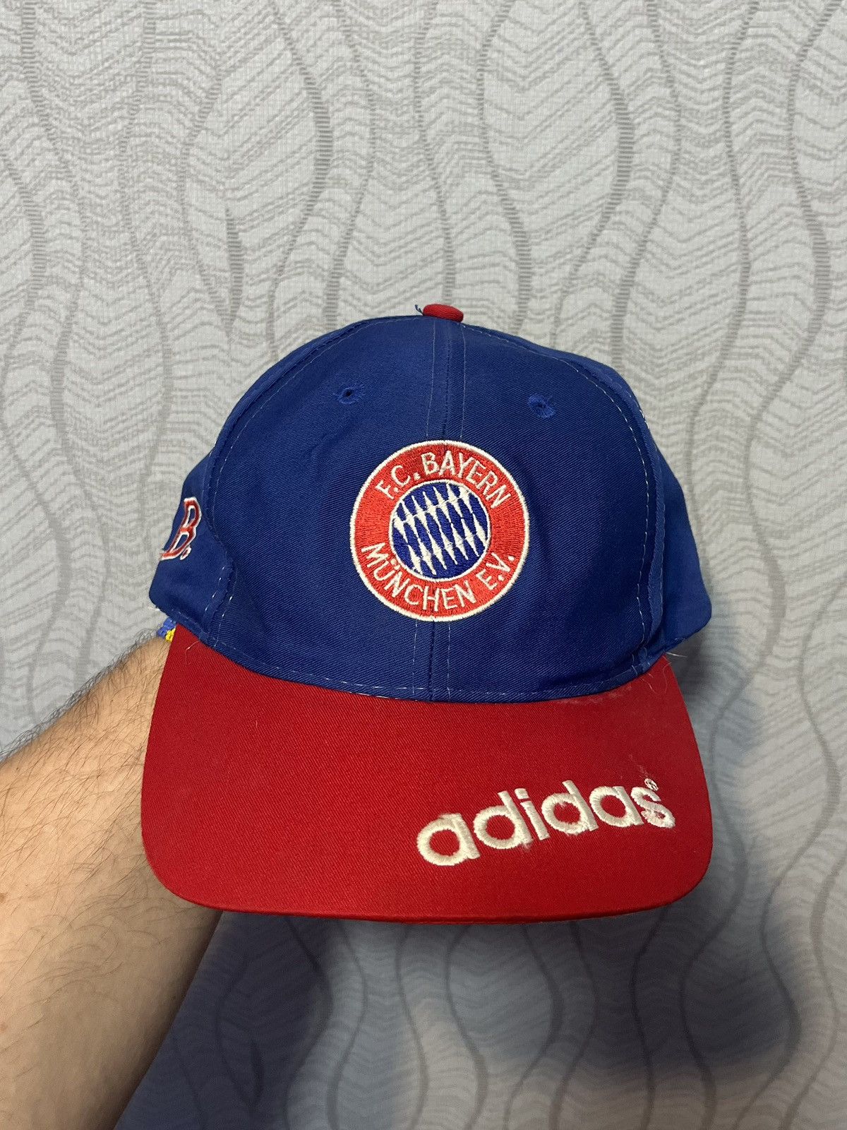 Adidas × Vintage Vintage Adidas F.C. Bayern Munchen Cap Hat Soccer Football Size ONE SIZE - 1 Thumbnail