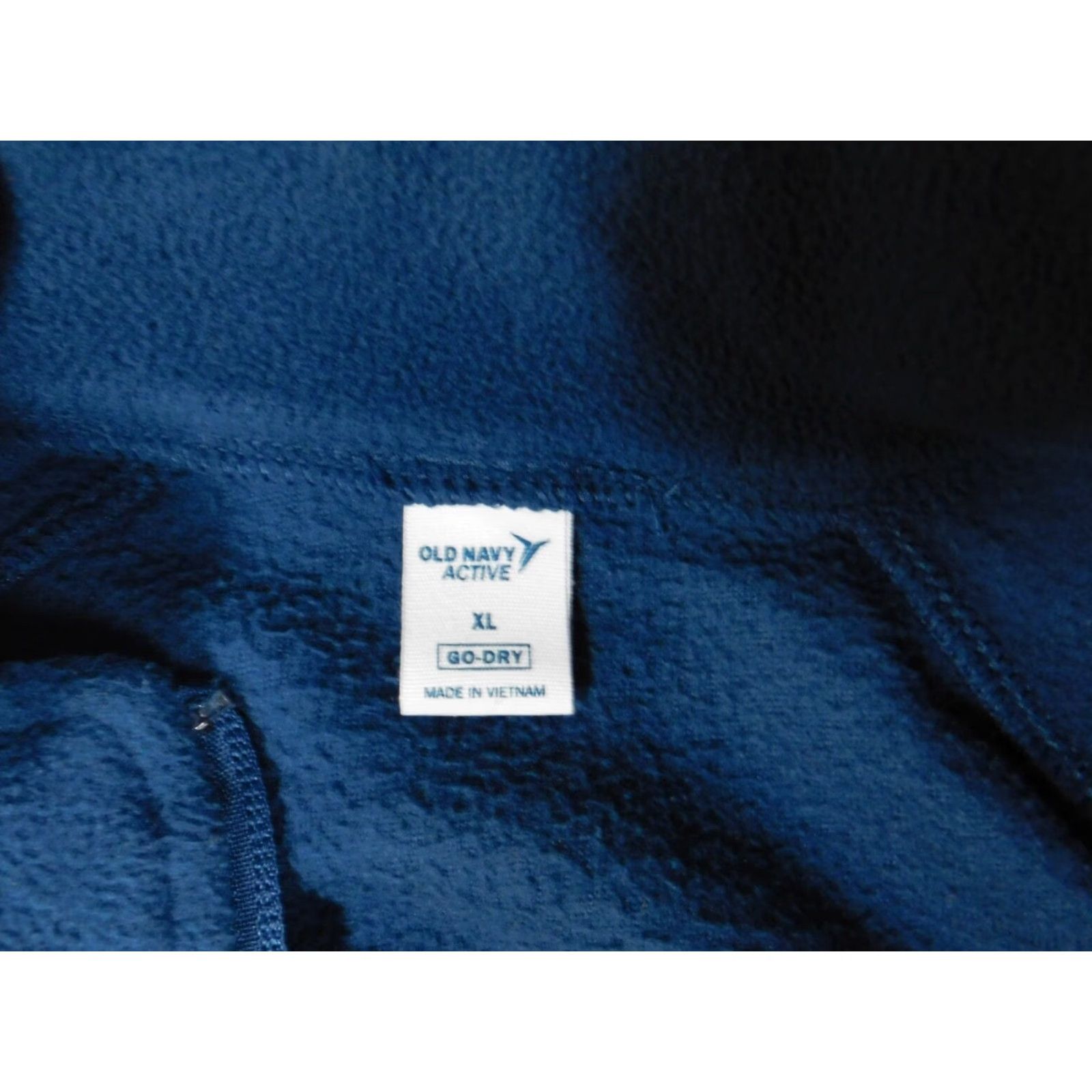 Old Navy Old Navy Womens Sweatshirt Full Zip XL Blue Activewear Lightweight Regular Logo Mock Neck Polyester Blended Fabric Womens Casual Sports Size XL / US 12-14 / IT 48-50 - 6 Thumbnail