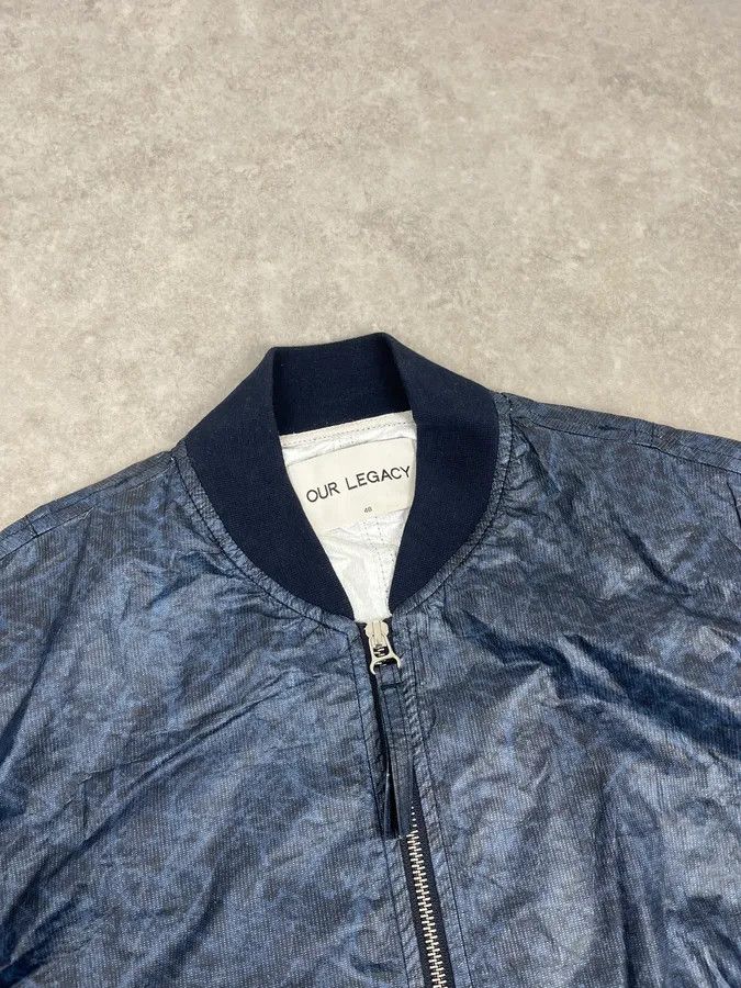 Our Legacy SS2015 Our Legacy Navy Tie Dye Bomber Jacket Size US M / EU 48-50 / 2 - 4 Thumbnail