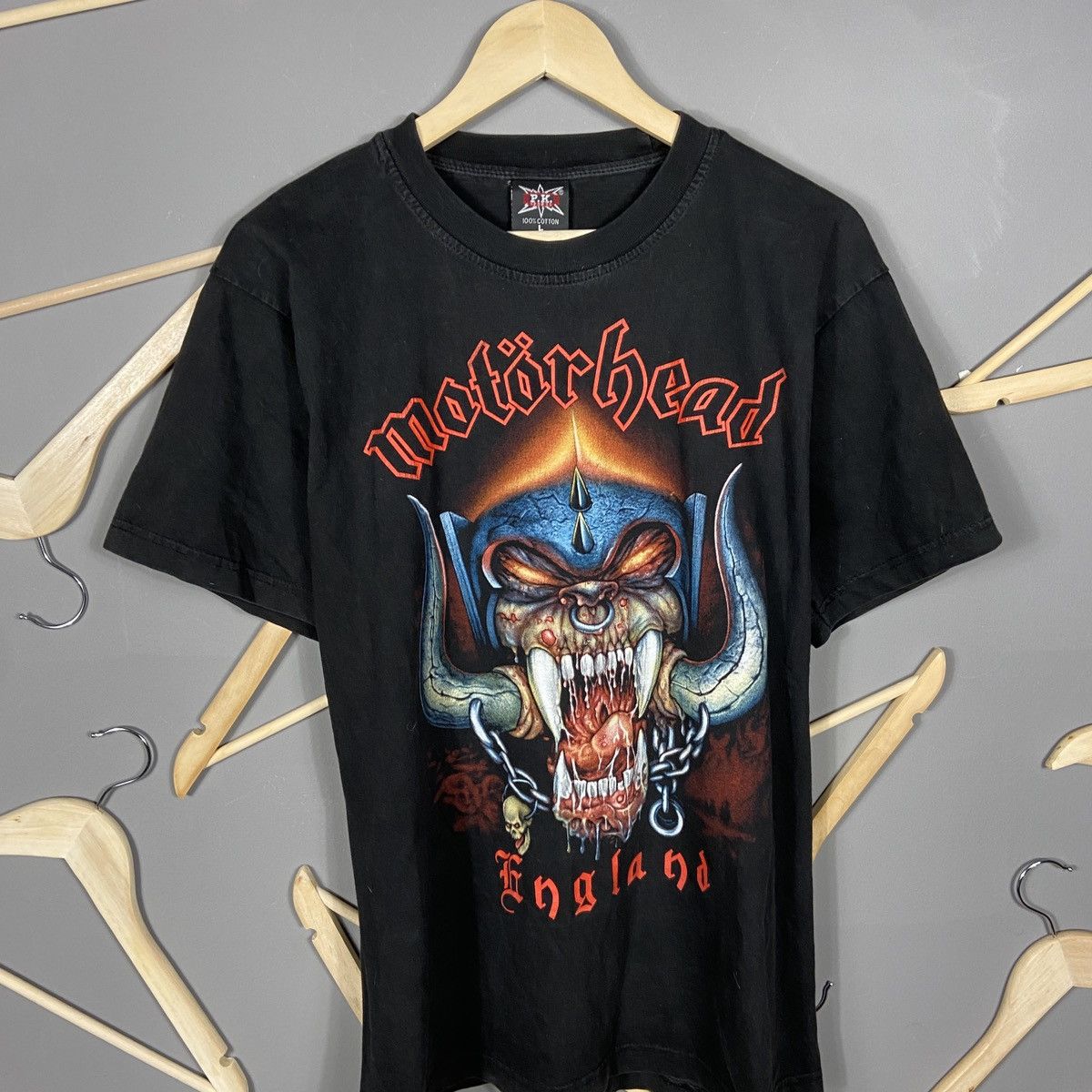 Band Tees Vintage Motörhead England Band T-shirt Size US L / EU 52-54 / 3 - 4 Thumbnail