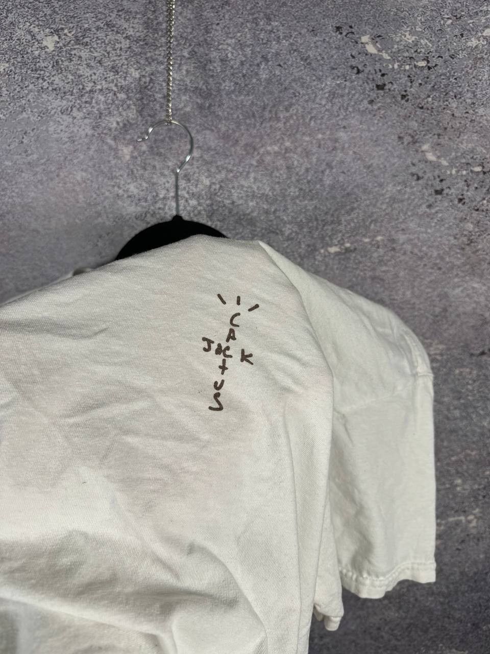Travis Scott Travis Scott Cactus Jack Bassic Logo white Tee Men's Large Size US L / EU 52-54 / 3 - 6 Thumbnail
