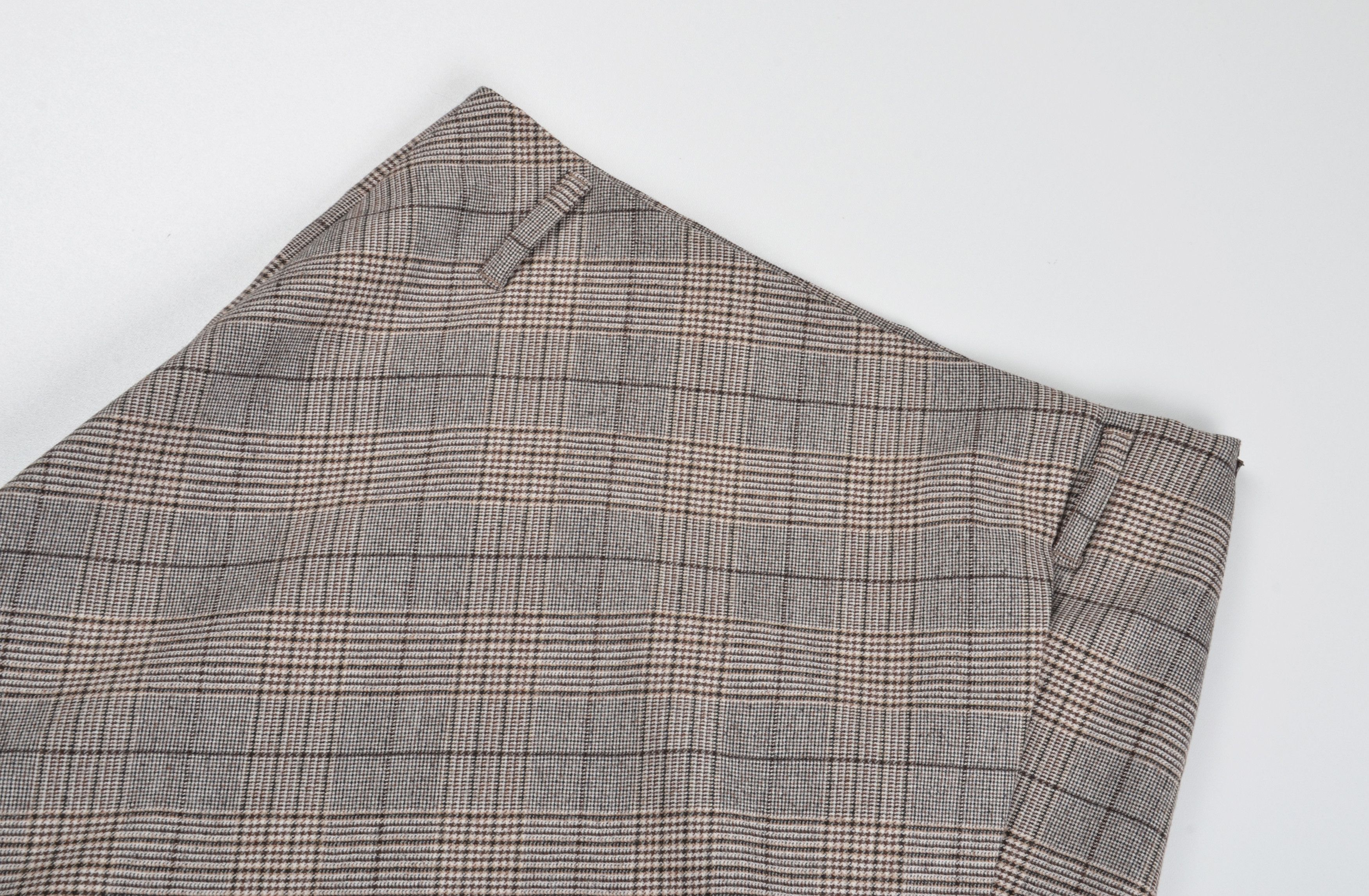 Brunello Cucinelli Brunello Cucinelli Preppy Plaid Wool Blend Wrap Mini Skirt Size 27" / US 4 / IT 40 - 4 Thumbnail