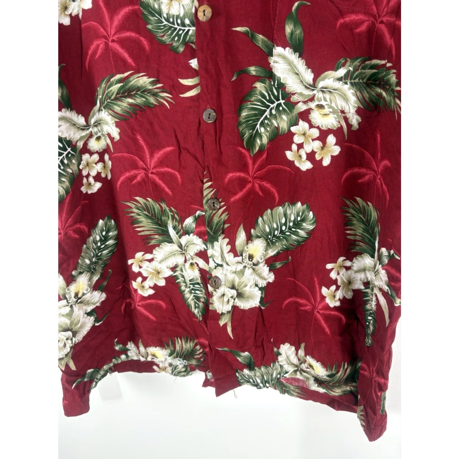 Vintage VINTAGE Sunny Island Hawaiian Shirt Men’s XL Tropical Floral Short Sleeve Beach Casual Mens Red/Multi Indonesia Size US XL / EU 56 / 4 - 3 Thumbnail