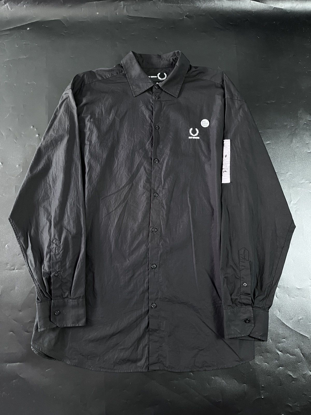 Fred Perry × Raf Simons SS22 Raf Simons x Fred Perry Blue In Black patch Size US L / EU 52-54 / 3 - 2 Thumbnail