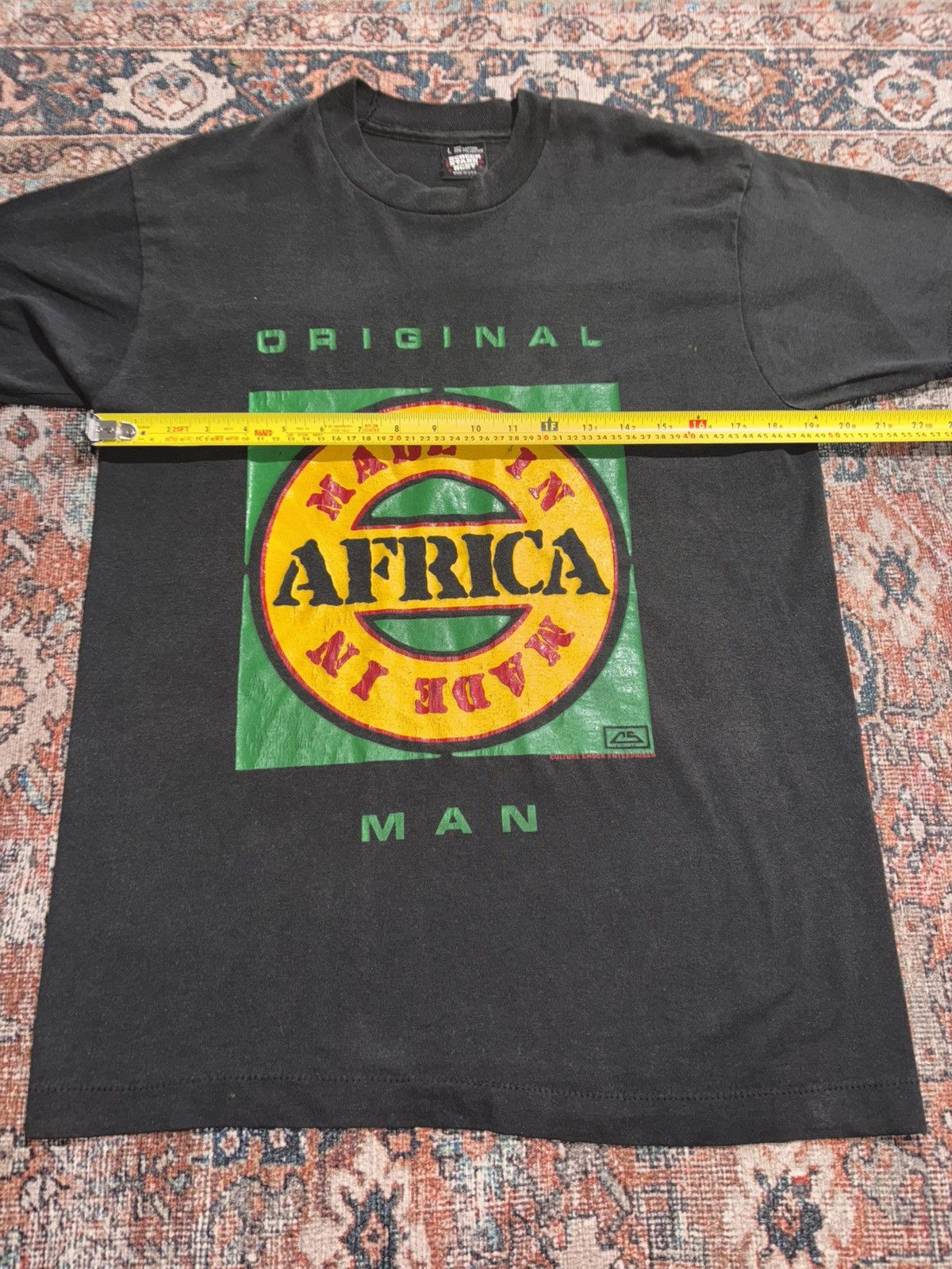 Vintage Vintage 80s made in Africa T shirt Size US L / EU 52-54 / 3 - 6 Thumbnail