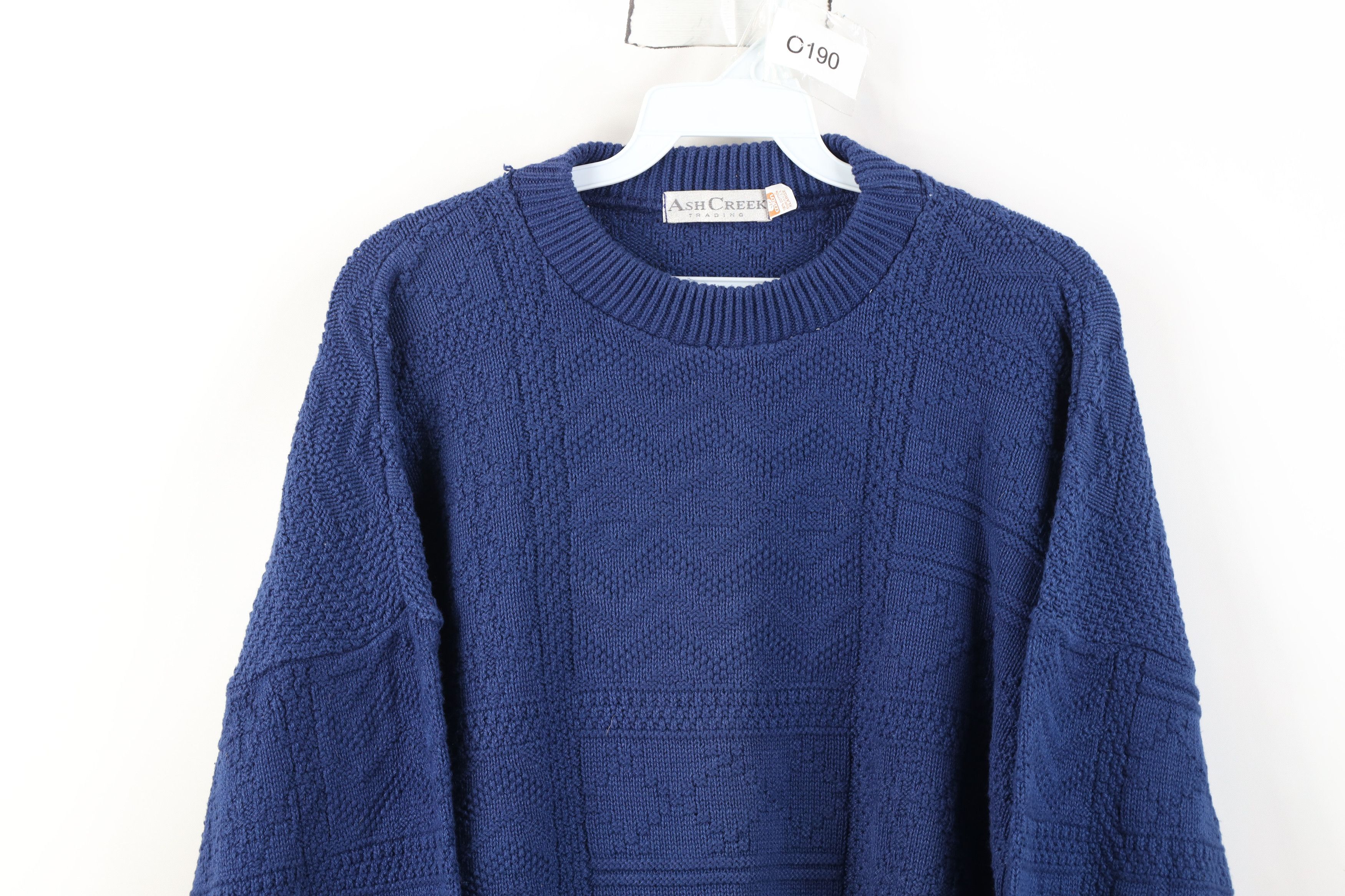 Vintage Vintage 90s Streetwear Southwestern Geometric Cotton Sweater Size US XL / EU 56 / 4 - 2 Thumbnail