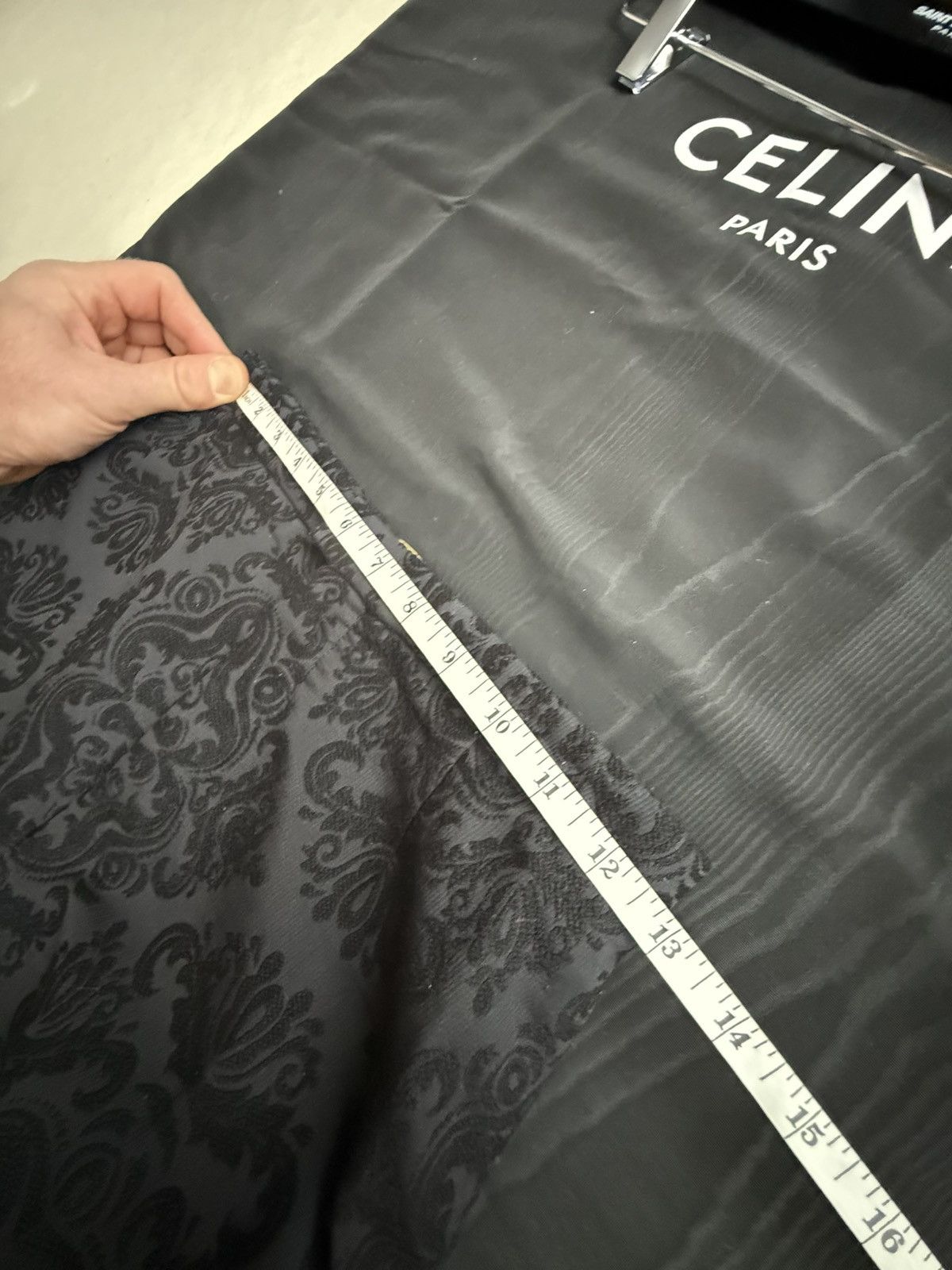 Saint Laurent Paris FW19 Saint Laurent paisley black long floral flares pants Size 34R - 2 Thumbnail