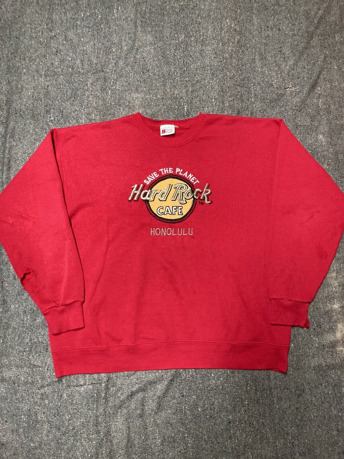Hard Rock Cafe × Vintage Hard Rock Cafe sweatshirt Honolulu Hawaii 80s USA made XL Size US XL / EU 56 / 4 - 1 Thumbnail
