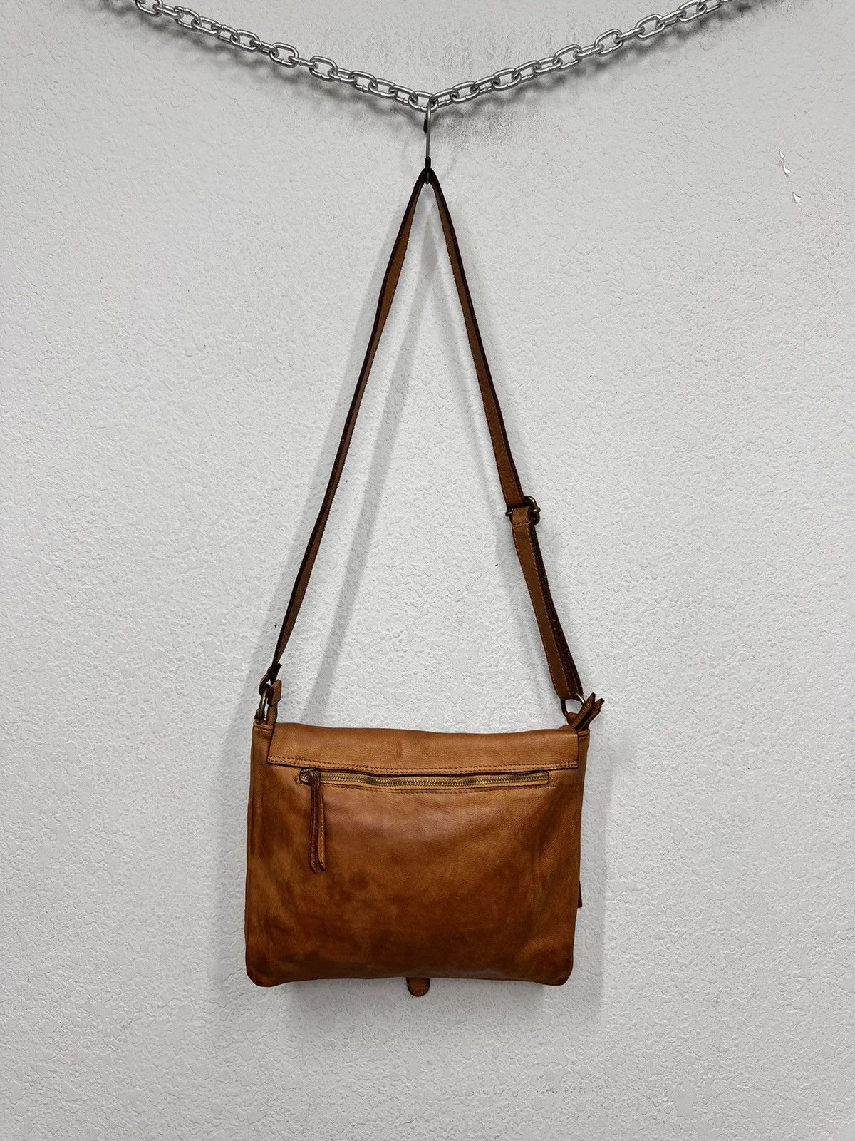 Diesel Vintage AS 98 Metal Zip Design Leather Bag Dolce Gabbana GOA Size ONE SIZE - 5 Thumbnail