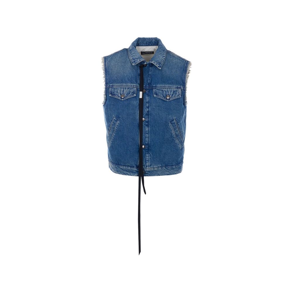 Ann Demeulemeester Ann Demeulemeester BLUE Jackets - Denim Jackets Size US XL / EU 56 / 4 - 1 Thumbnail