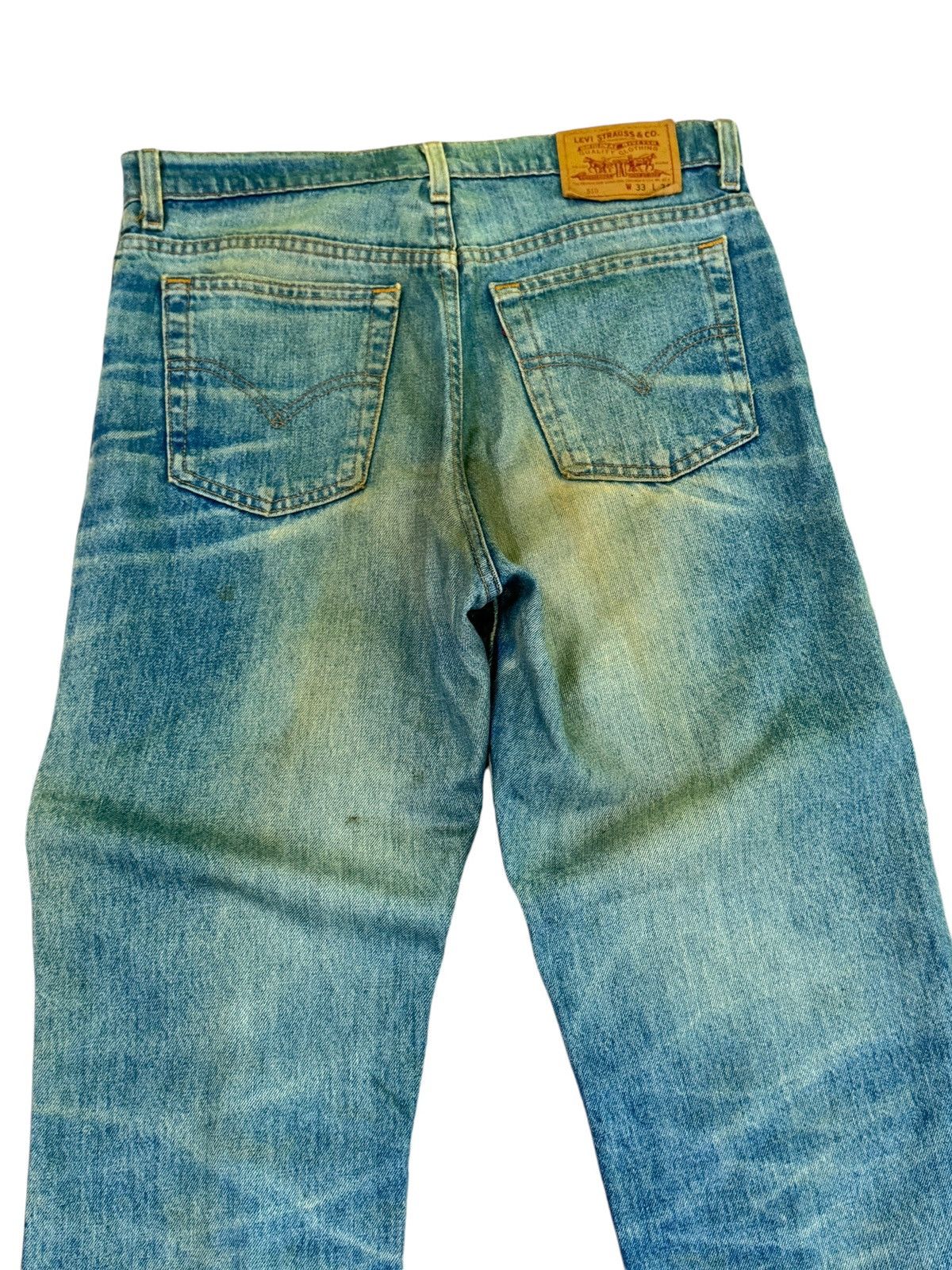 Levi's Vintage Levis 510 Mud Wash Claw Mark Loose Jeans Size US 32 / EU 48 - 11 Thumbnail