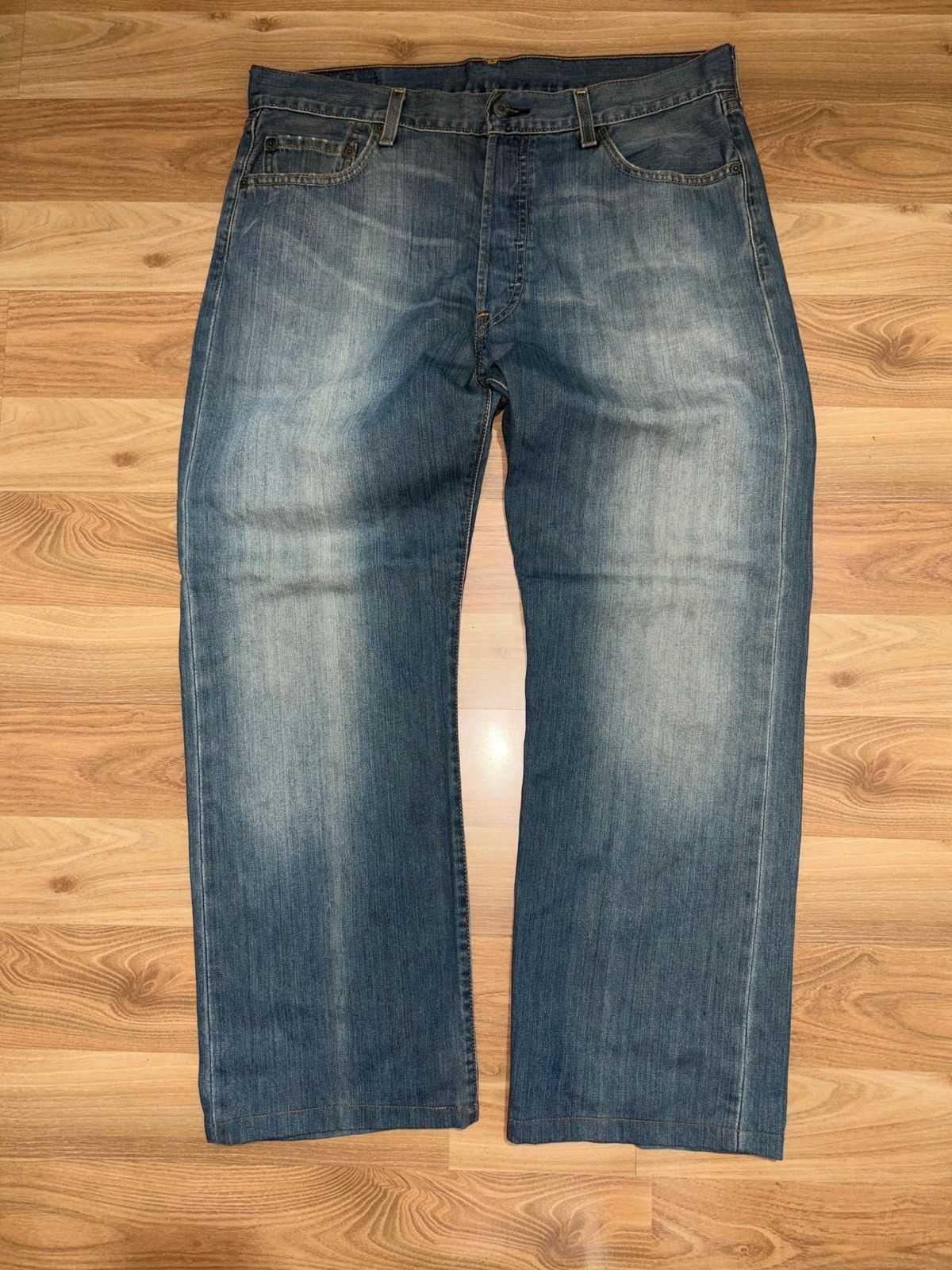 Levi's Vintage Clothing VTG Levi’s 501 ButtonFly Jeans W36L30 Y2K 2005 Madein Mexico Size US 36 / EU 52 - 1 Thumbnail