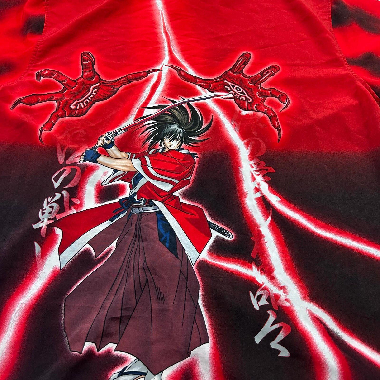 Other Vintage Anime Button-Up Shirt – Inuyasha (Kagome) Samurai 3X Size US XXL / EU 58 / 5 - 4 Thumbnail