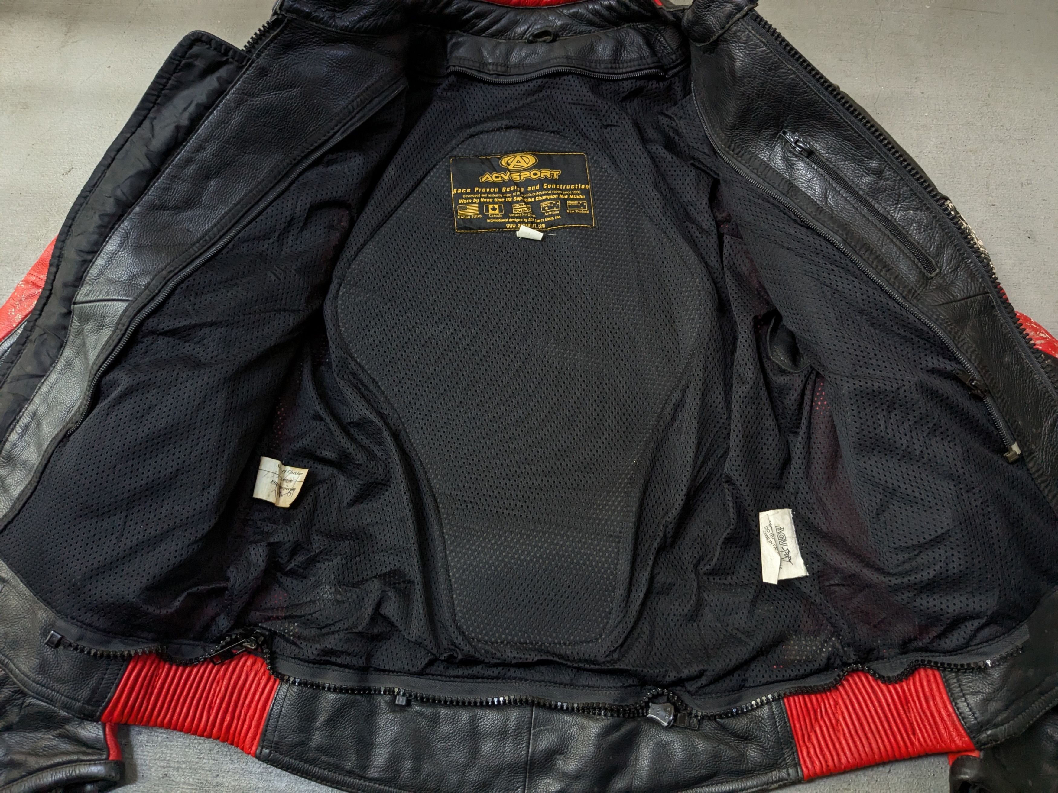 Vintage Vintage Motorcycle Leather Biker Jacket Red Black White Y2K Size US M / EU 48-50 / 2 - 8 Thumbnail