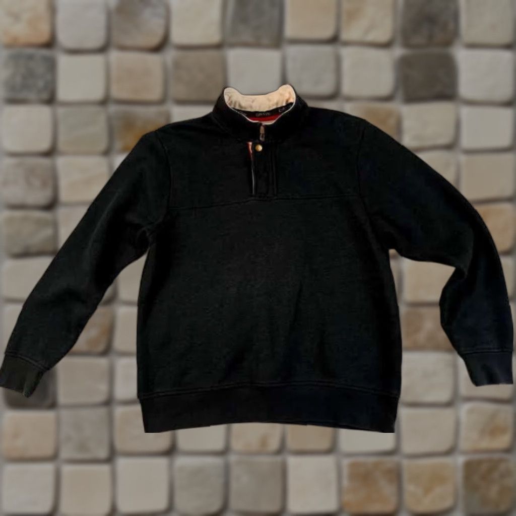 Orvis Orvis Sweatshirt 1/4 Button Dark Grey Large Cotton 80% Cotton 20% Polyester Outdoor Pullover Men Regular Nicaraguan EUC Size US L / EU 52-54 / 3 - 1 Thumbnail