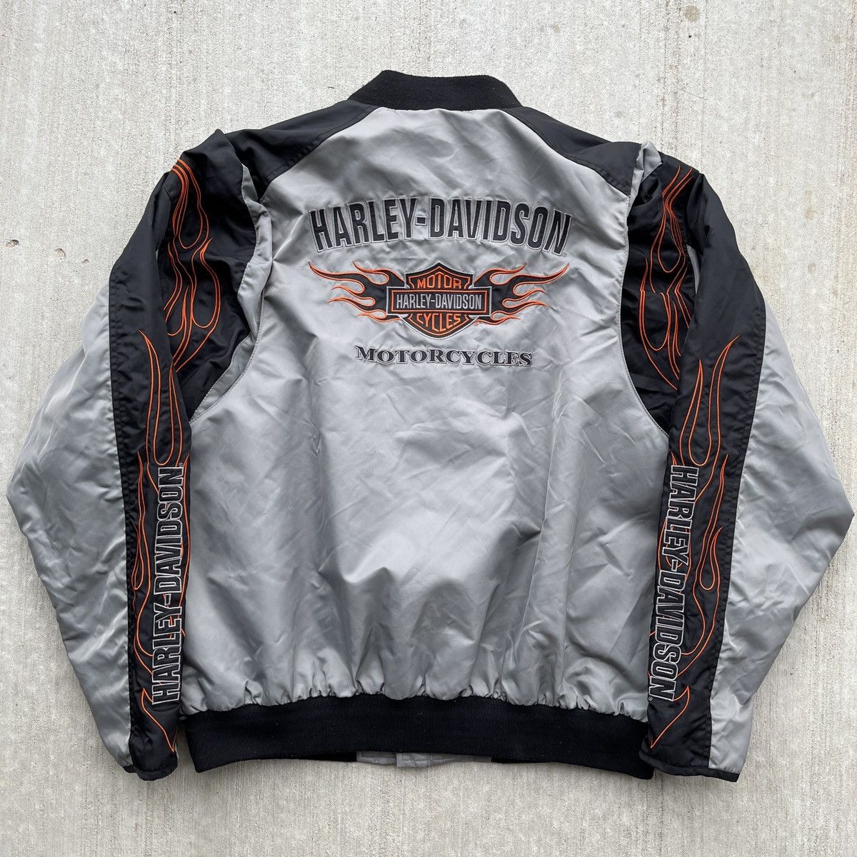 Vintage Harley Davidson Flame Jacket Size US XL / EU 56 / 4 - 1 Thumbnail