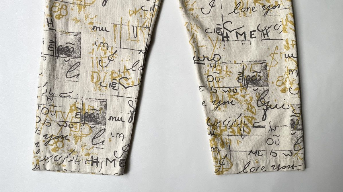 Comme des Garcons S/S 07 ‘Text Print’ Utility Trousers Size US 36 / EU 52 - 9 Thumbnail