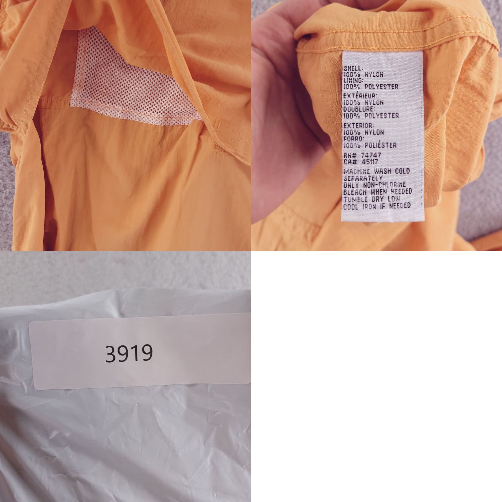 Vintage World Wide Sportsman Shirt Mens XL Orange Nylon Short Sleeve Button-Up Vintage: No Size US XL / EU 56 / 4 - 8 Thumbnail