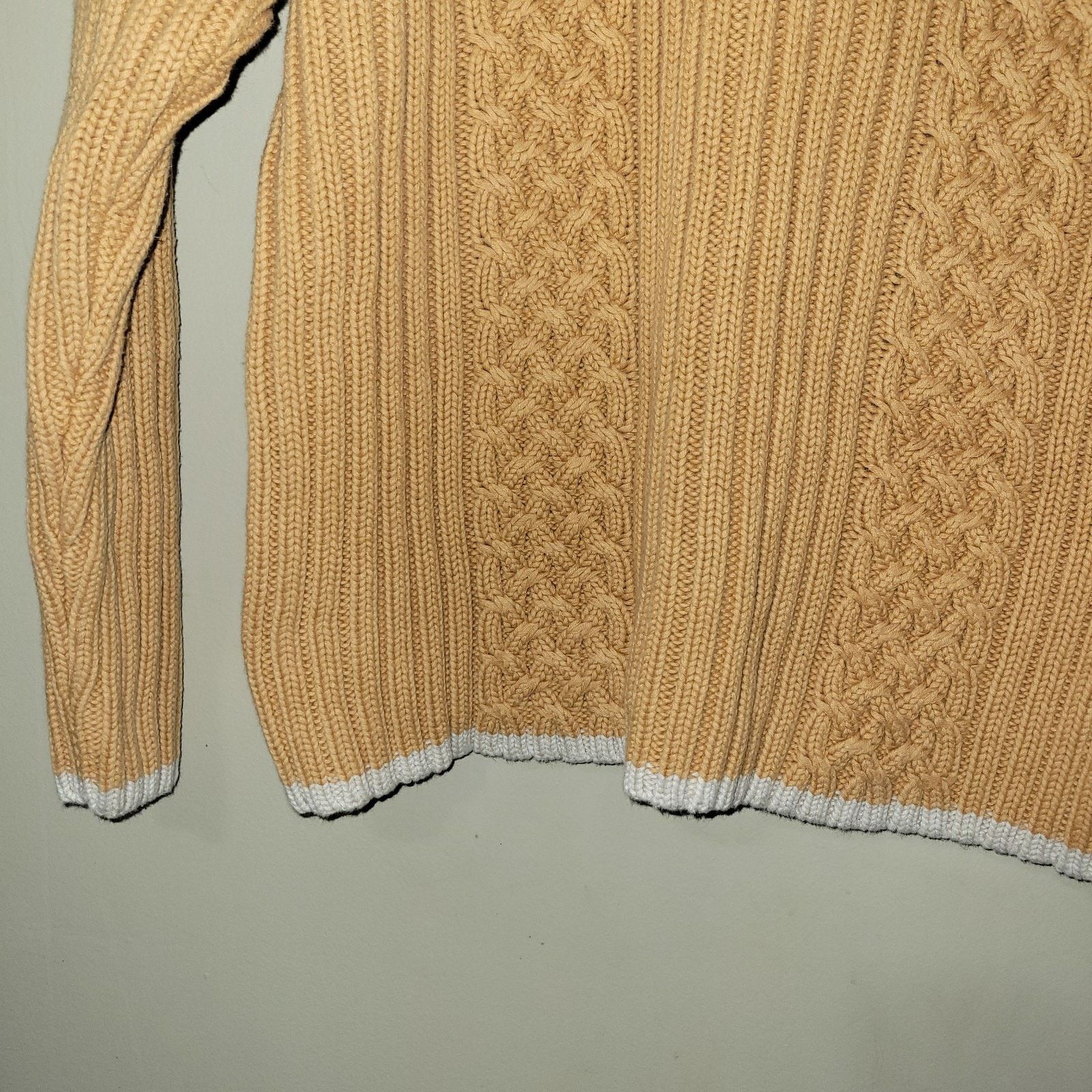 Timberland Timberland Thick Chunky Cable Knit Fisherman Size M Size US M / EU 48-50 / 2 - 10 Thumbnail