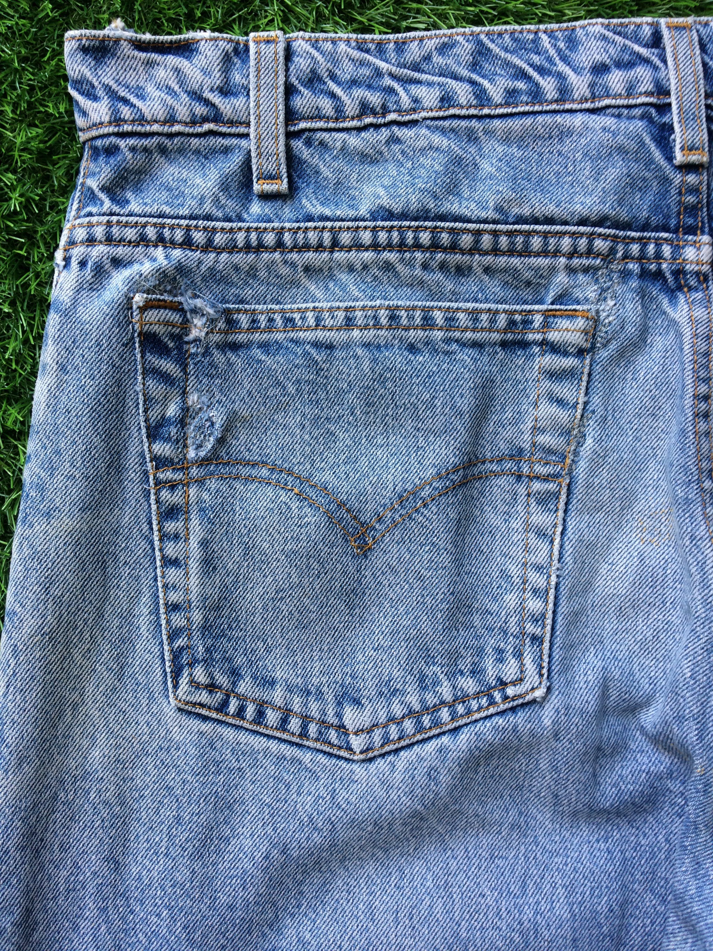 Jean Hippie Flare Los Angeles Patch Light Wash Levis #D-806 Size US 36 / EU 52 - 12 Thumbnail