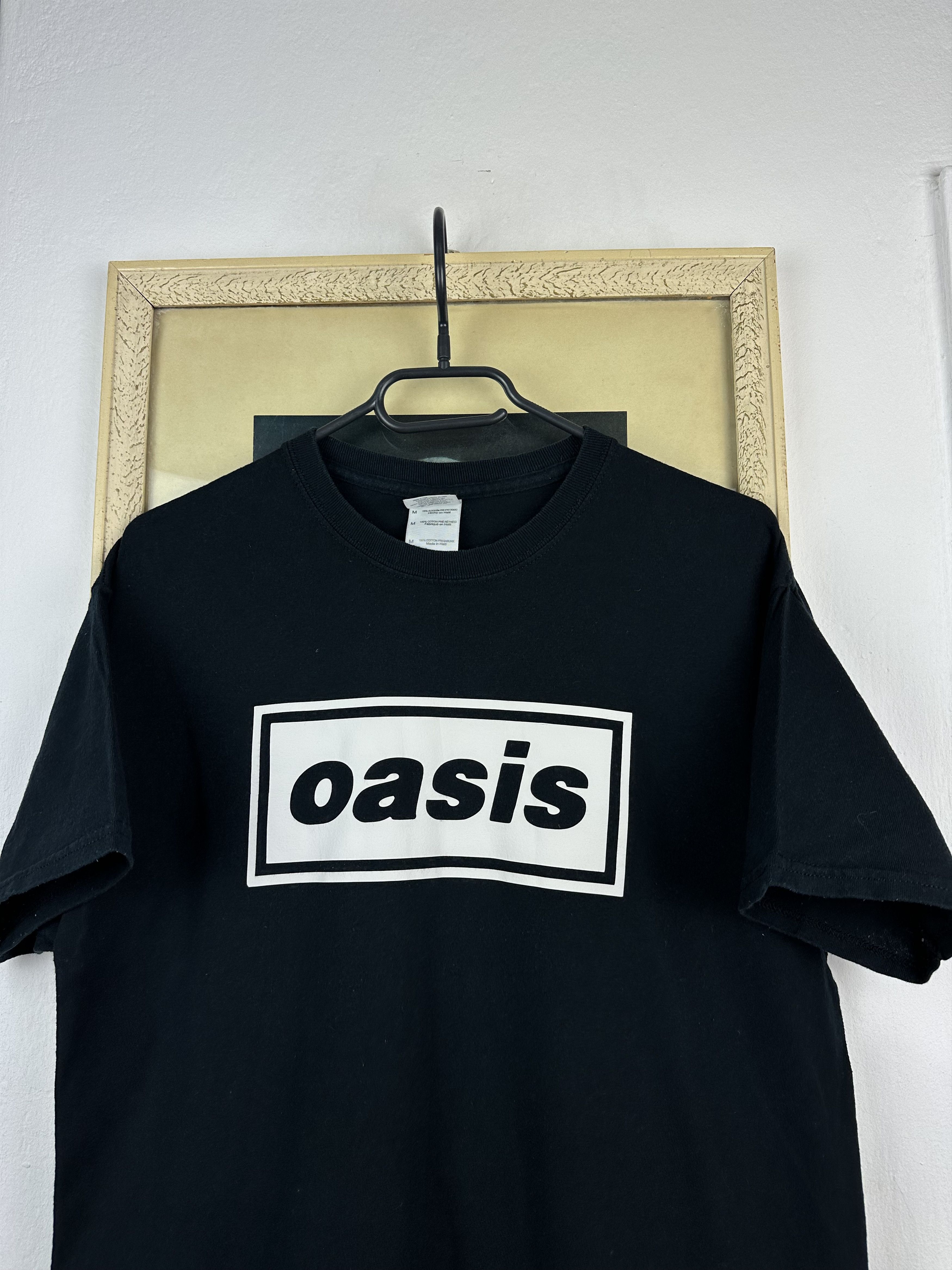Band Tees × Vintage Vintage Oasis Band Tee Rare Tee Jersey Black Hype Size US M / EU 48-50 / 2 - 2 Thumbnail