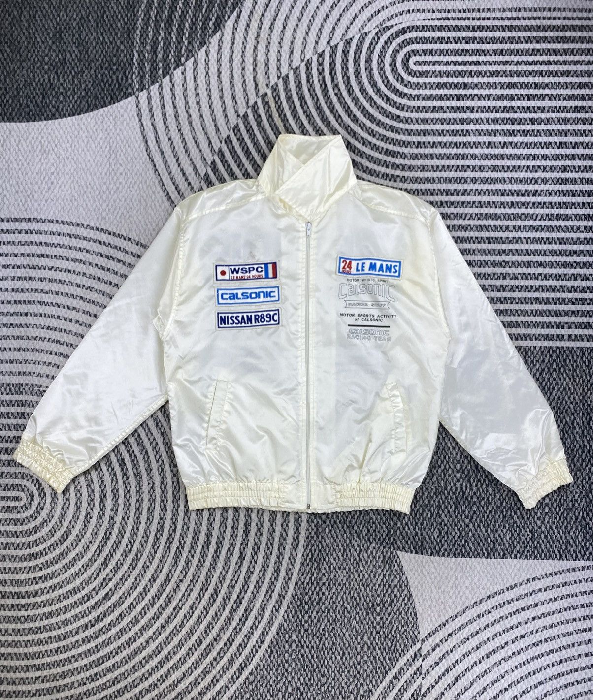 Japanese Brand Vtg Nissan R89C Calsonic Racing Team Of Le Mans Jacket Size US M / EU 48-50 / 2 - 5 Thumbnail