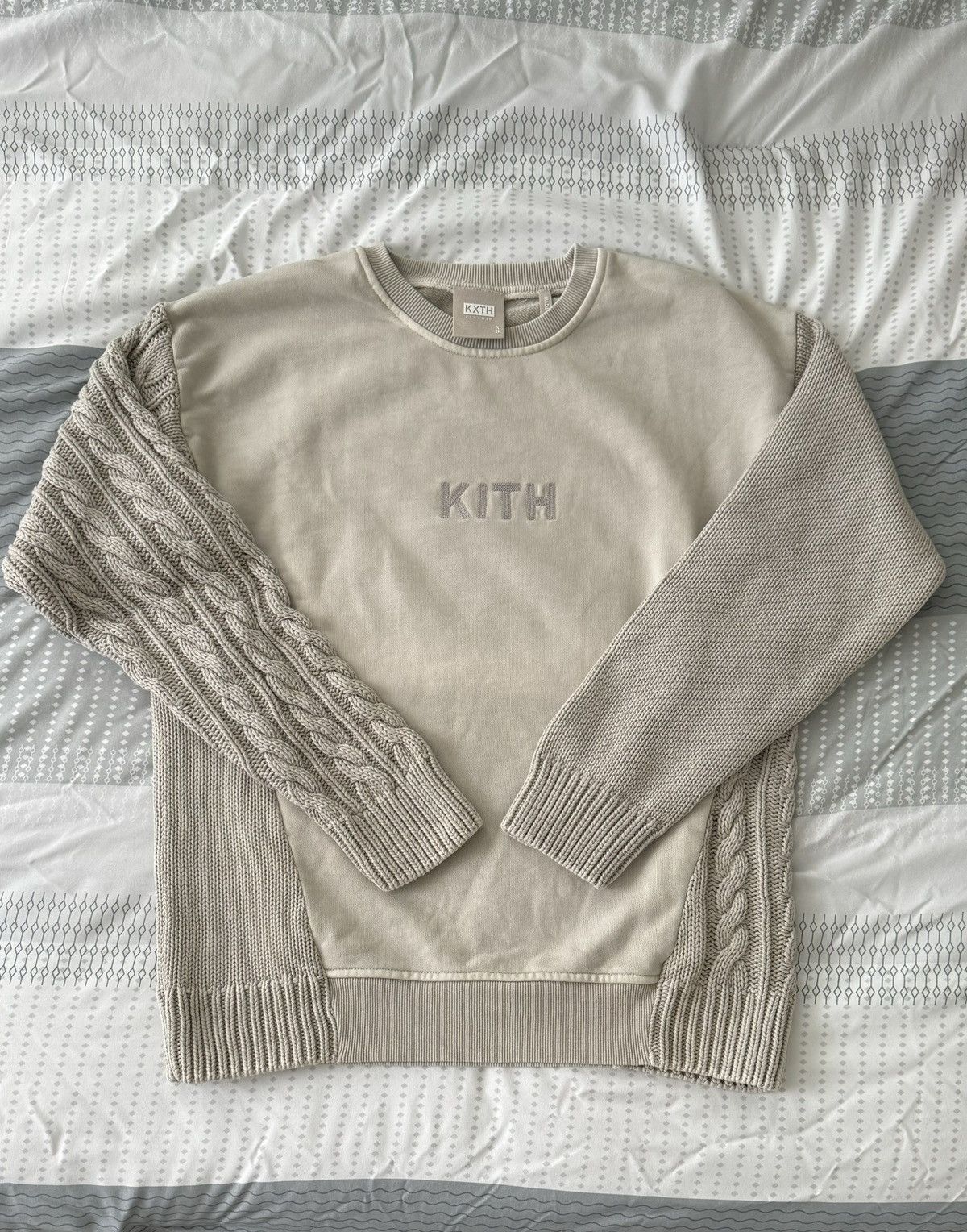 Kith Kith Combo Knit Crewneck Pyramid | Grailed