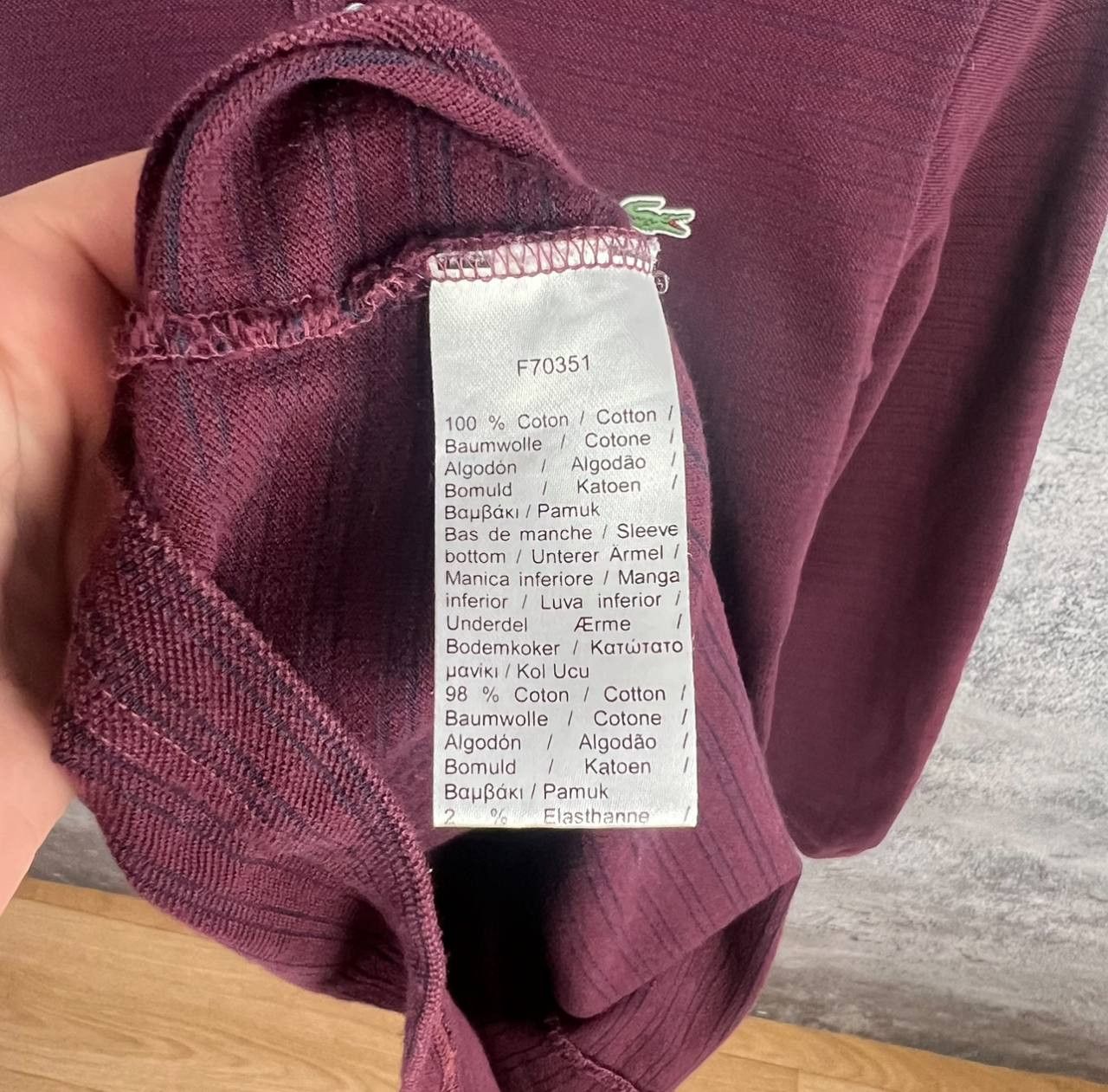 Lacoste Lacoste Vintage Polo Longsleeve Size US XS / EU 42 / 0 - 4 Thumbnail