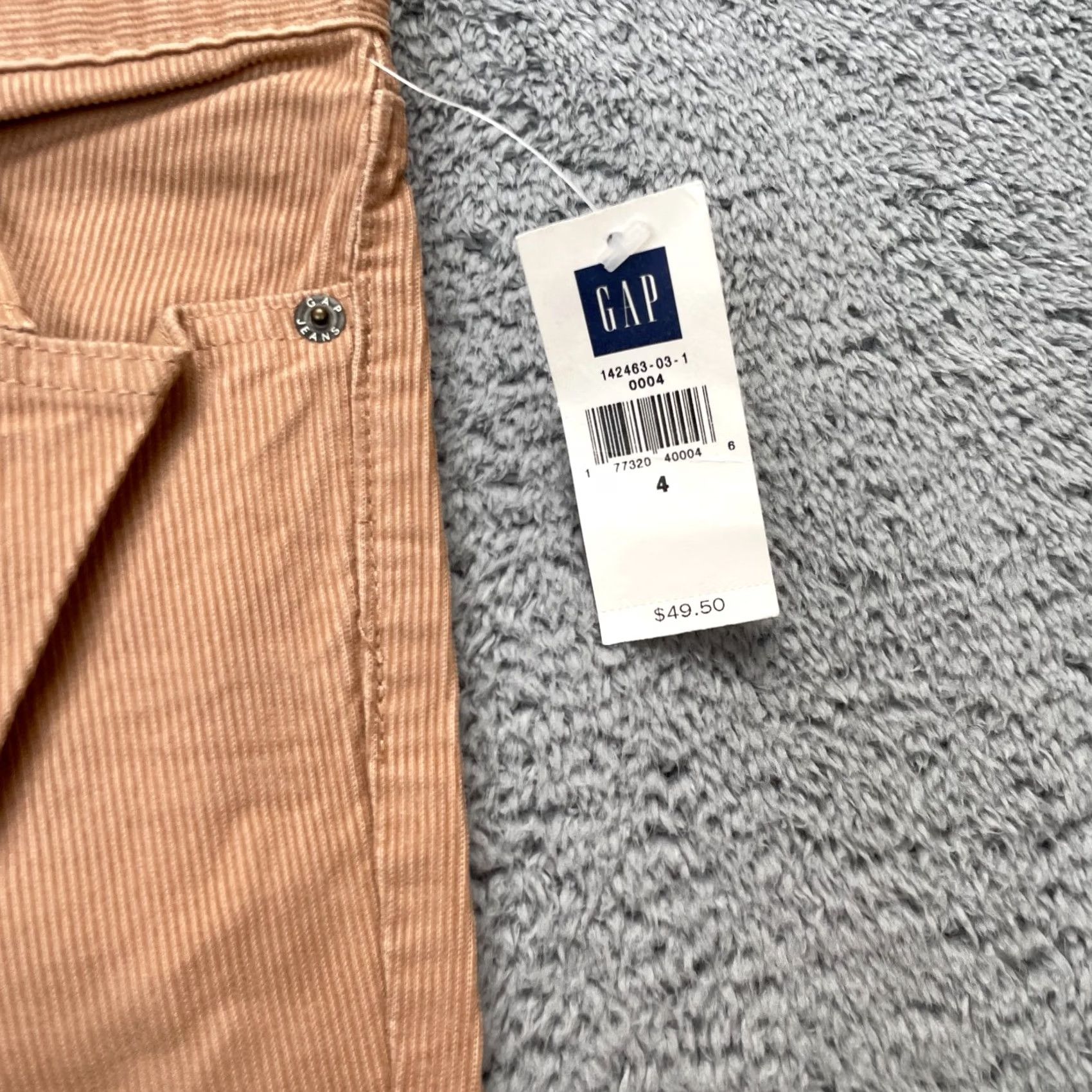 Gap Gap Pants Women 4 Brown Corduroy Straight Leg Cotton Logo Casual Classic Waterfall? Size 27" / US 4 / IT 40 - 6 Thumbnail