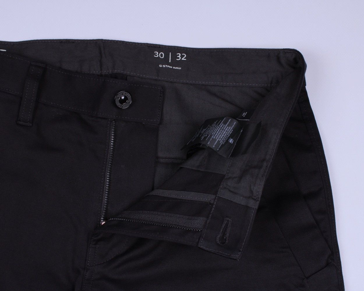 G-Star G-STAR RAW Bronson Slim Black Chino Pants Size US 30 / EU 46 - 13 Thumbnail
