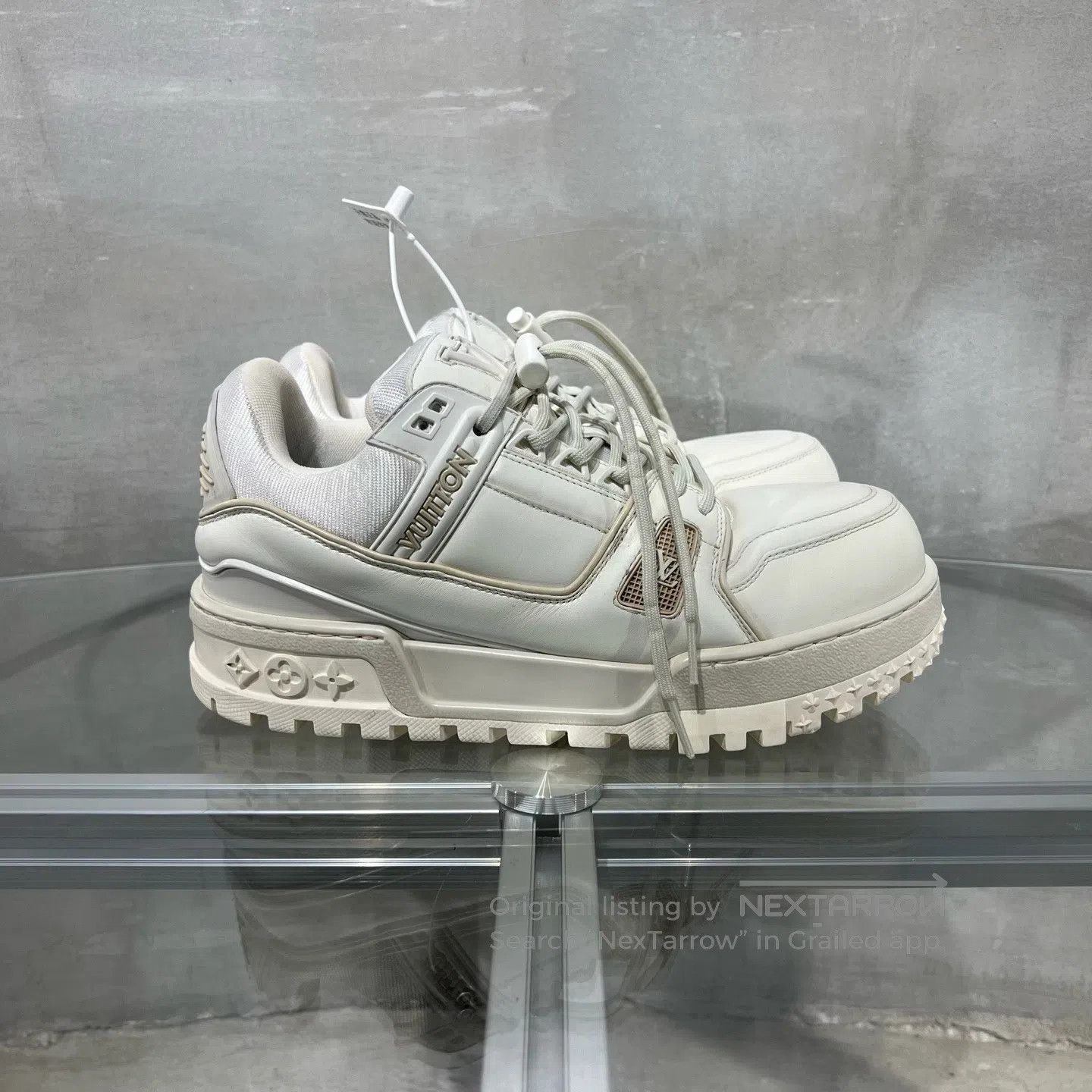 Louis Vuitton Louis Vuitton Trainer White Fat Ding shoes Size US 7 / EU 40 - 4 Thumbnail