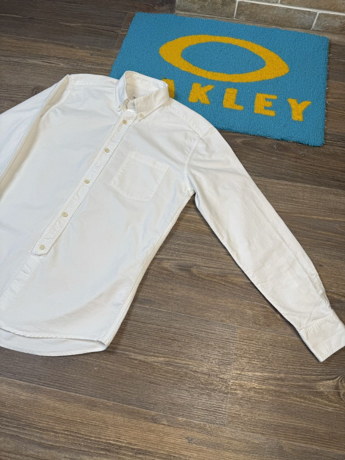 Our Legacy Our Legacy Oxford Buttons Up White Shirt Size US M / EU 48-50 / 2 - 8 Thumbnail