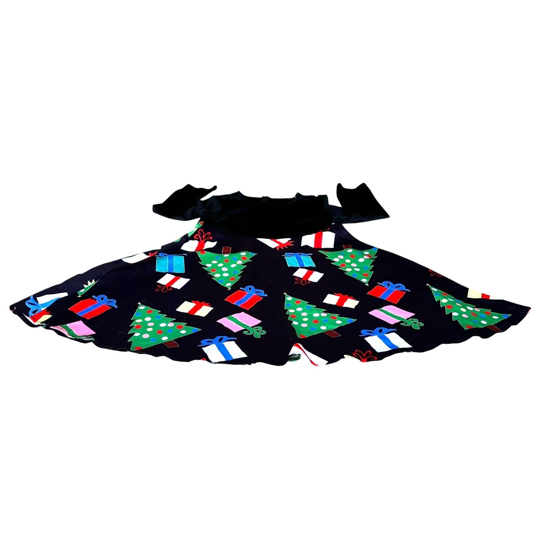 Other NWT Sucrefas Christmas Dress XXL Black Holiday Christmas Tre Size XXL / US 16-18 / IT 52-54 - 10 Thumbnail