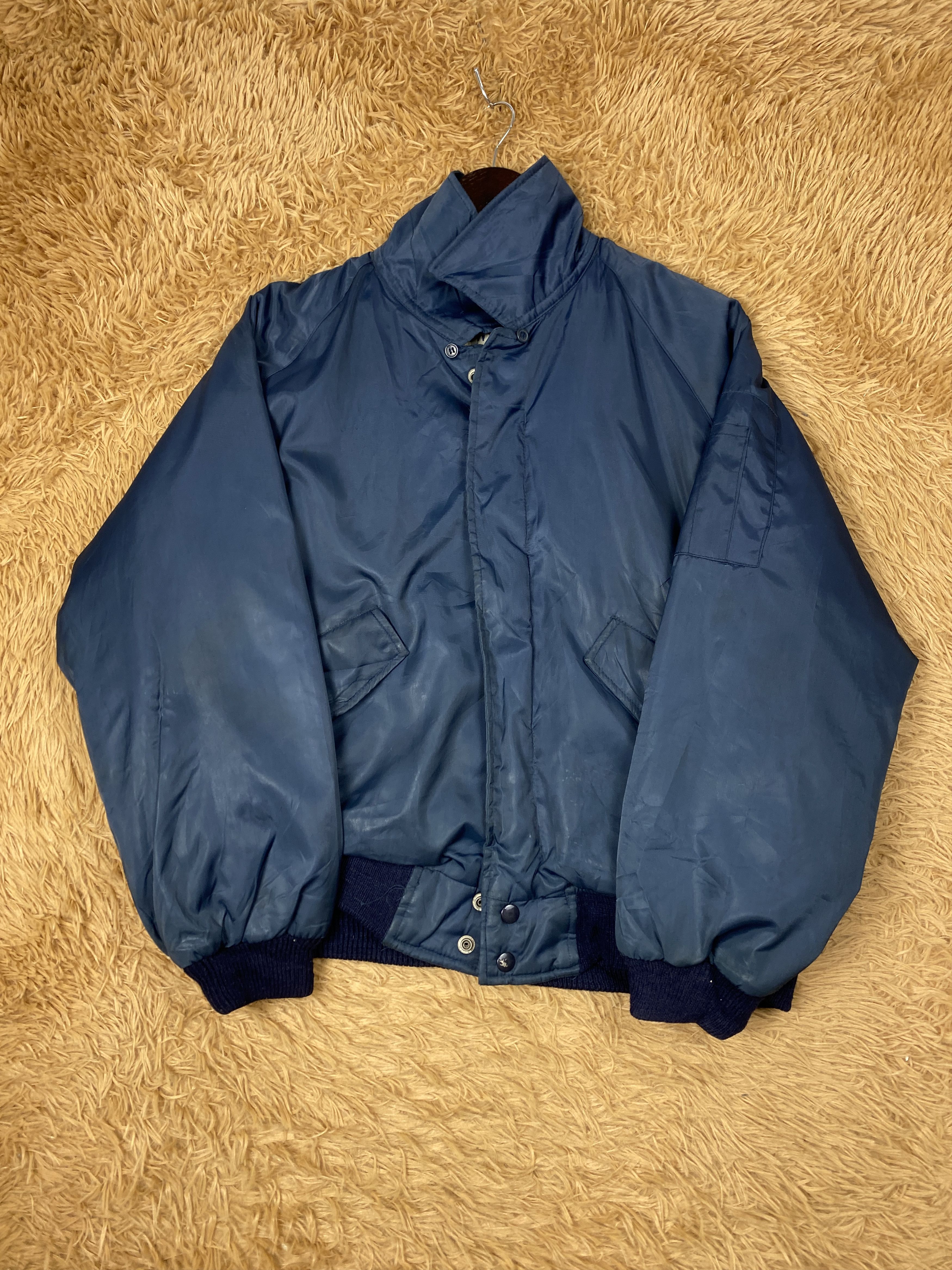 Japanese Brand Vintage Mowint Fleece Lining Bomber Jacket PJ2590 Size US L / EU 52-54 / 3 - 3 Thumbnail
