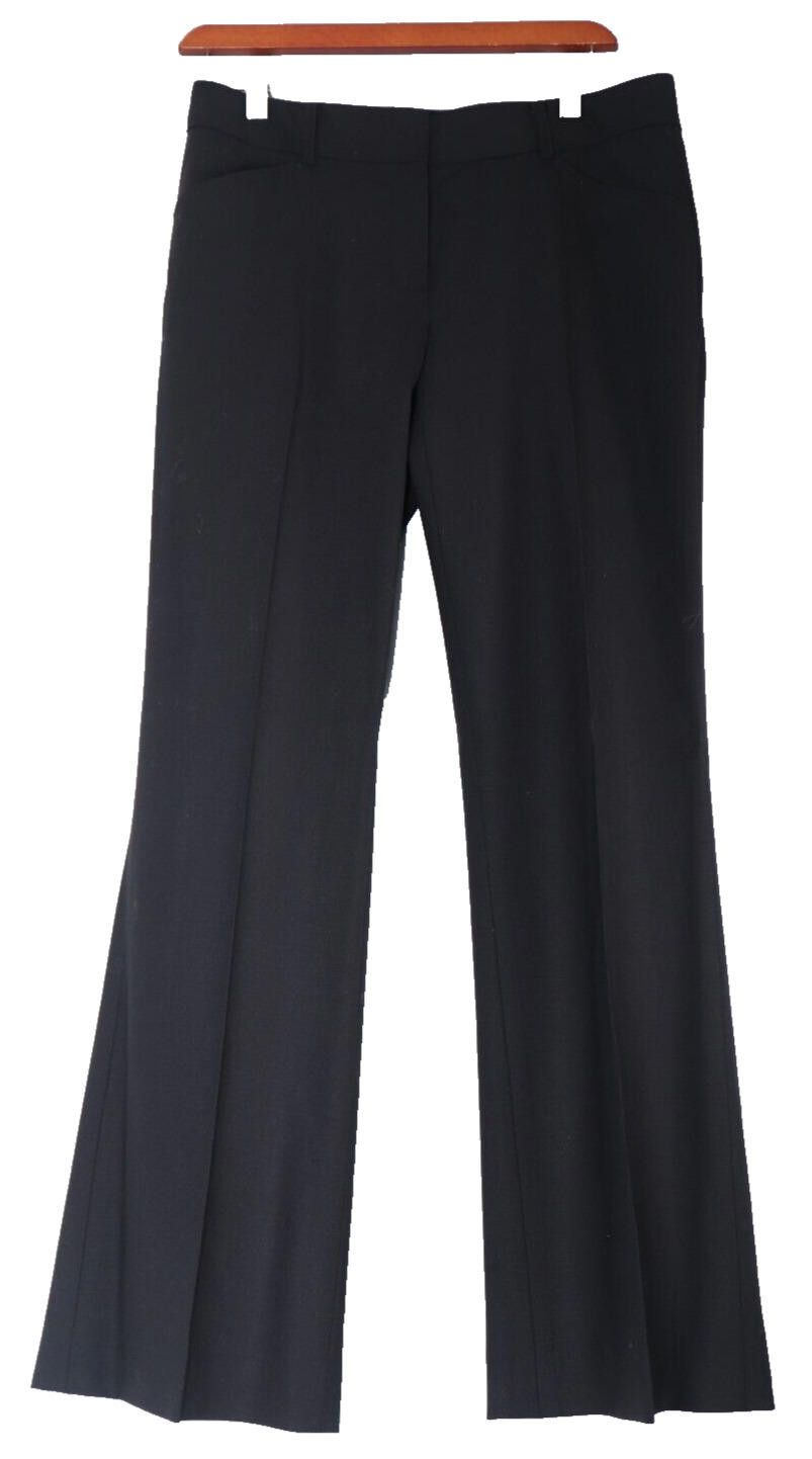 Elie Tahari Elie Tahari US4 Black Fit & Flare Dress Pants Wool Trouser Size 27" / US 4 / IT 40 - 6 Thumbnail