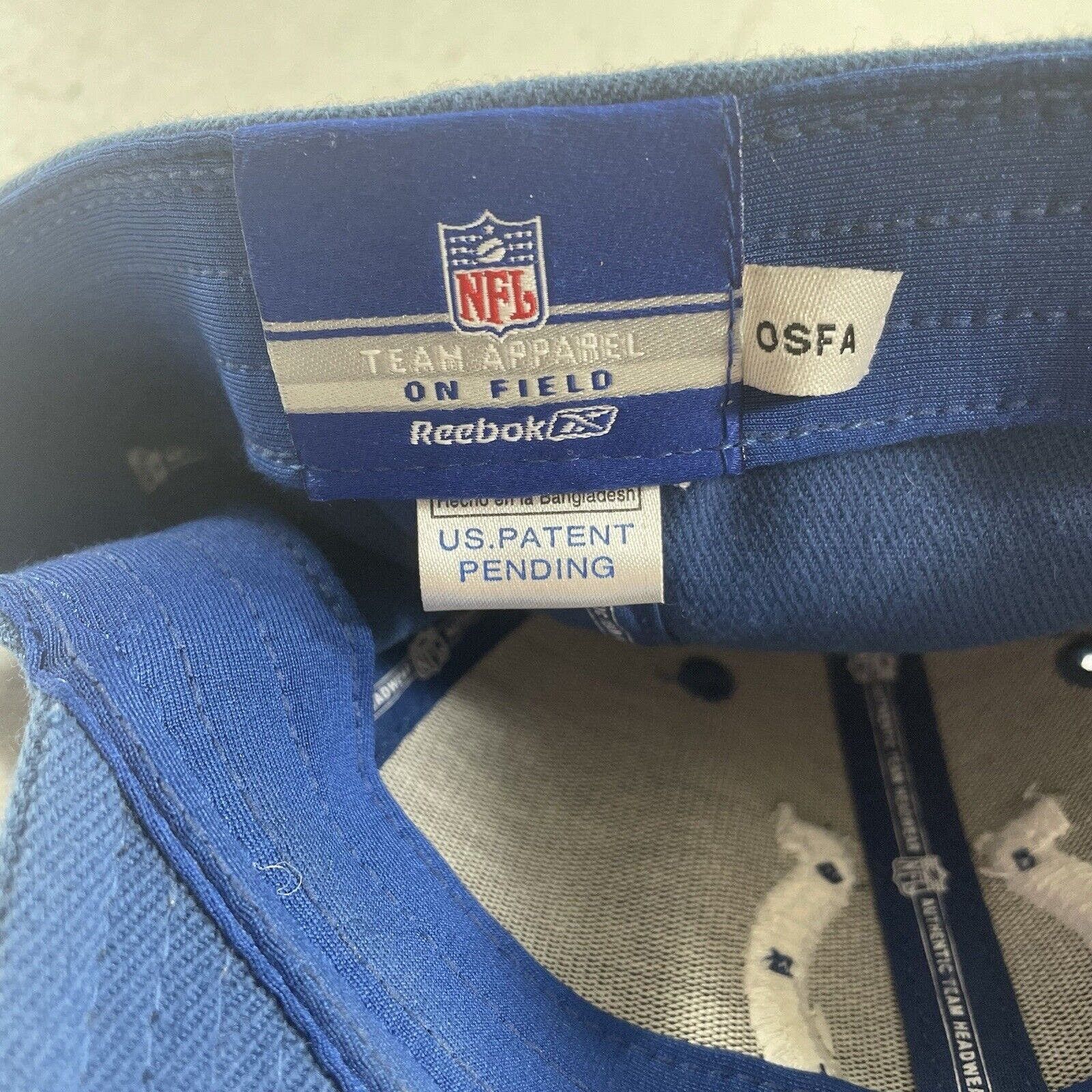 NFL Indianapolis Colts NFL Reebok One Size Fits All Baseball Hat Size ONE SIZE - 7 Thumbnail
