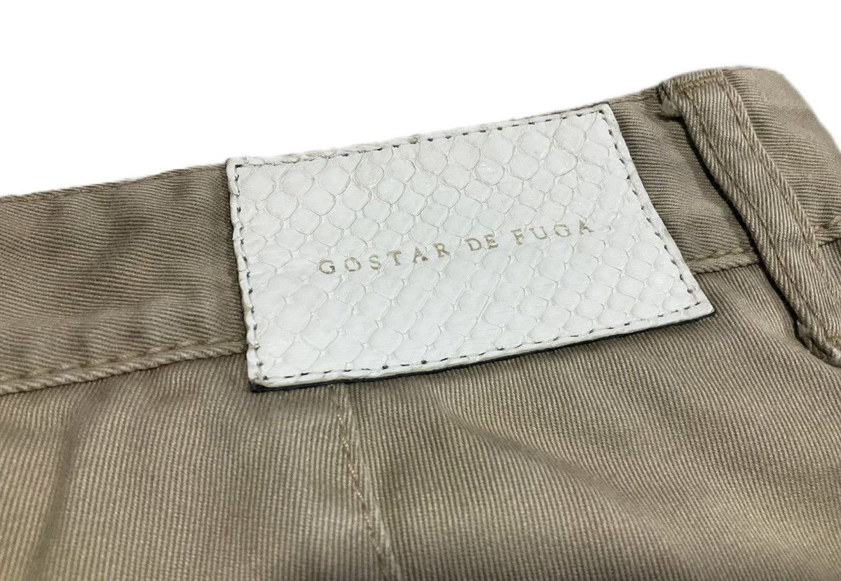 GOSTAR DE FUGA × Hysteric Glamour × If Six Was Nine 🔥Sick Y2K Gostar De Fuga Clawmark Flared Pants Khaki LGB Size US 32 / EU 48 - 10 Thumbnail