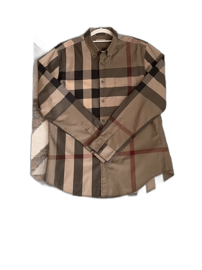 Burberry Burberry Men's Casual Long Sleeve Shirt Size US XL / EU 56 / 4 - 1 Thumbnail